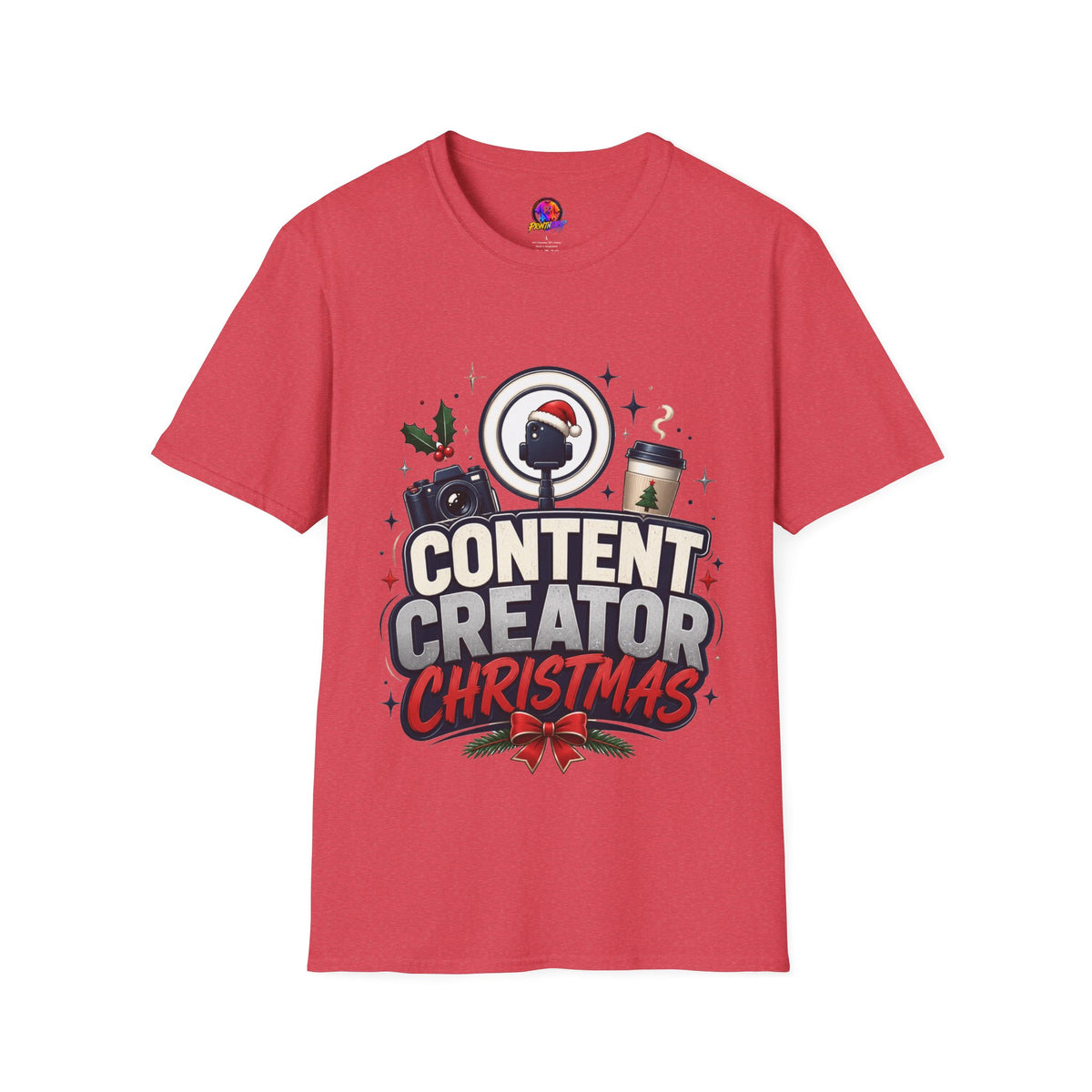Content Creator Christmas T-Shirt