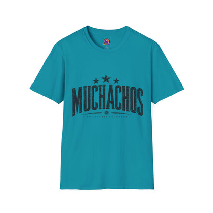 Muchachos Graphic T‑Shirt — Vintage Distressed Crew Tee - Argentina Song, slogan, favorite chant