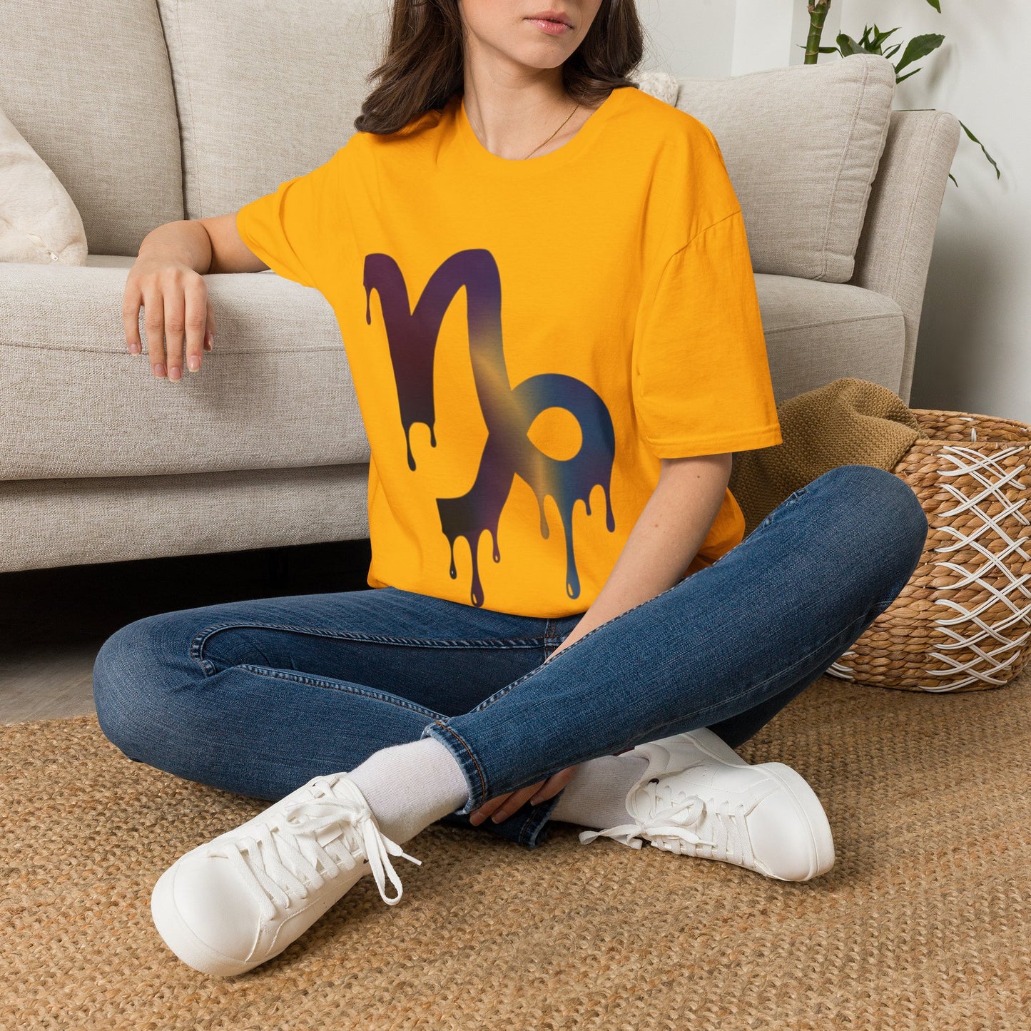 Dripping Gradient Capricorn T-Shirt