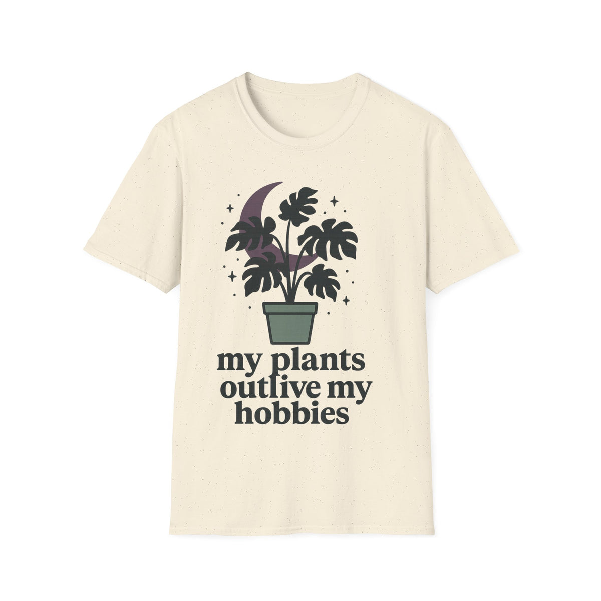 Botanical Moon Plant T-Shirt — “Plants Make Me Happy” Graphic Tee - Trending Now - September 2026