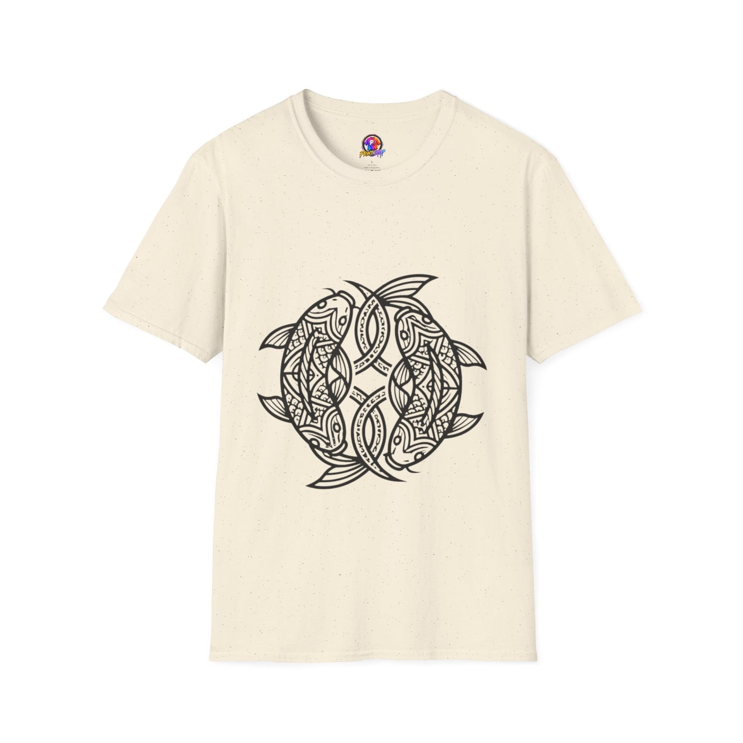 T-Shirt — Intricate Tribal Turtle Line Art Graphic Tee
