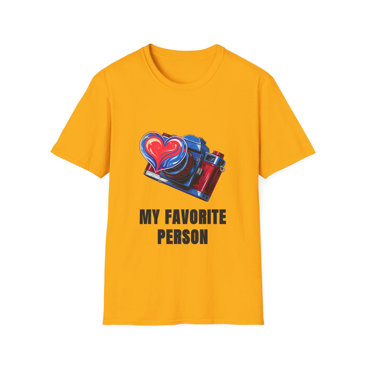 My Favorite Person Camera Heart T-Shirt — Photography Lover Graphic Tee - Trending Now - August 2026