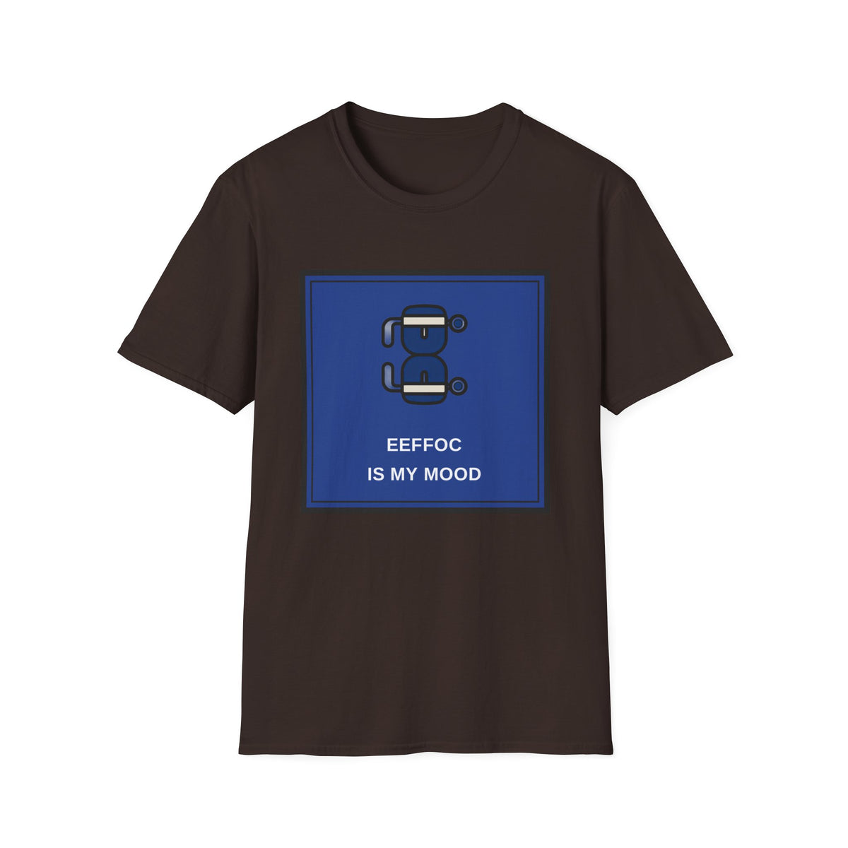 T‑Shirt — 'BeeFoc Is My Mood' Blue Robot Graphic Tee - Trending Now - August 2026