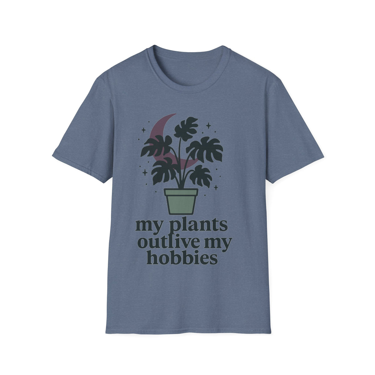 Botanical Moon Plant T-Shirt — “Plants Make Me Happy” Graphic Tee - Trending Now - September 2026