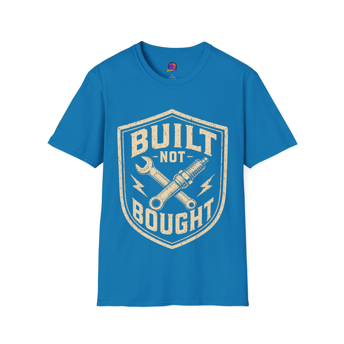 Built Not Bought T-Shirt — Vintage Mechanic Auto Repair Tee