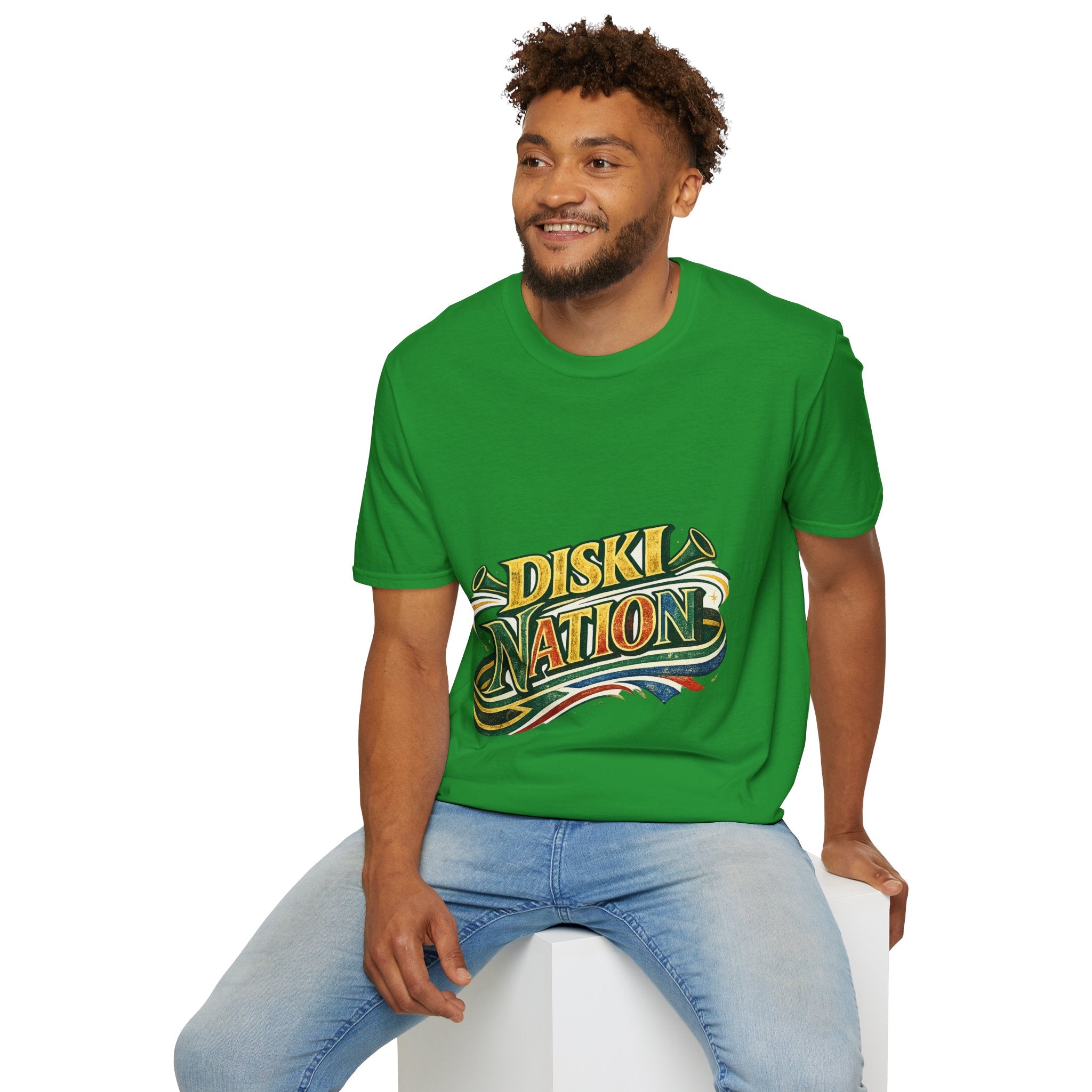 South Africa Diski Nation T-Shirt — Retro Reggae Graphic Tee