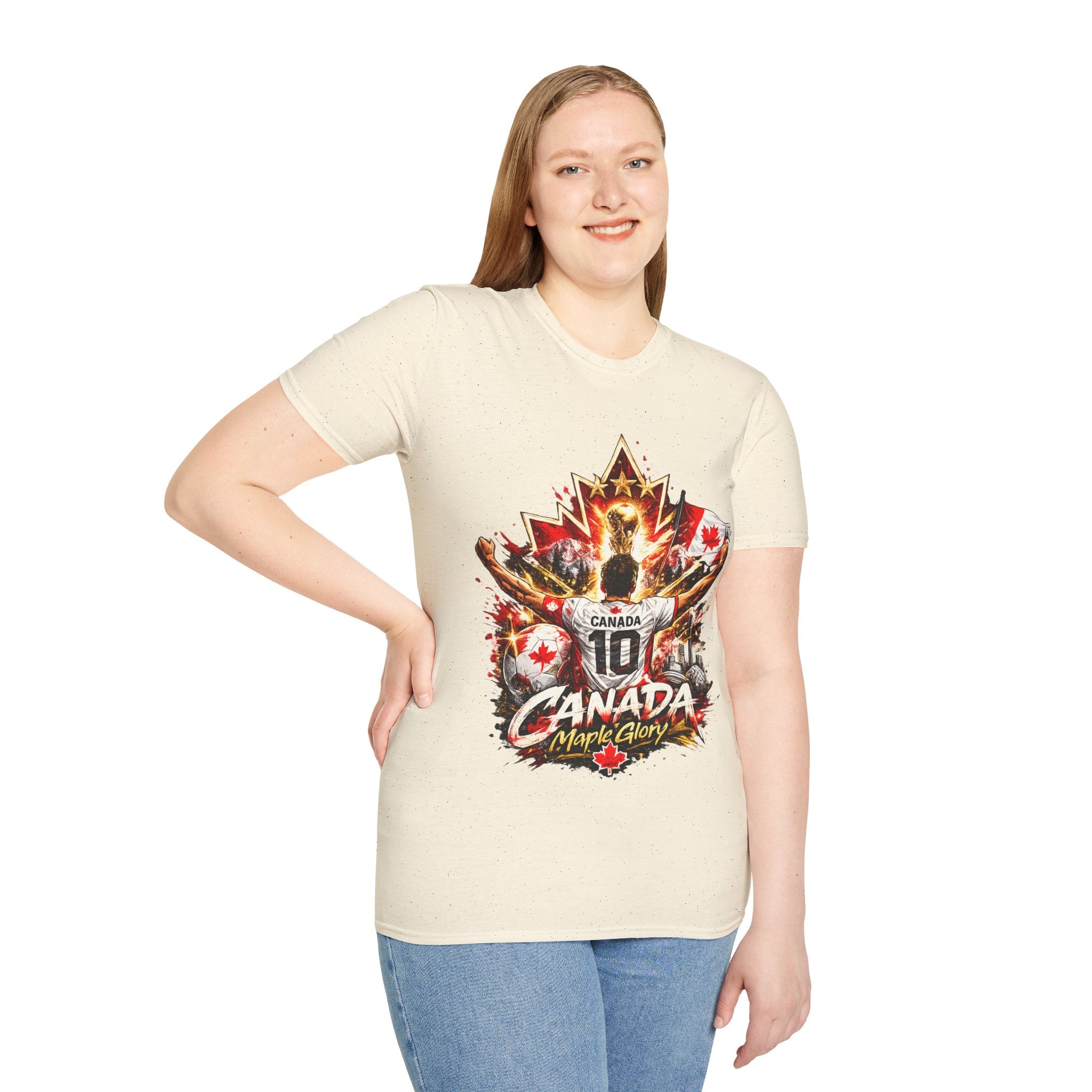 Canada Maple Glory T‑Shirt — Vintage Canadian Maple Leaf Graphic Tee