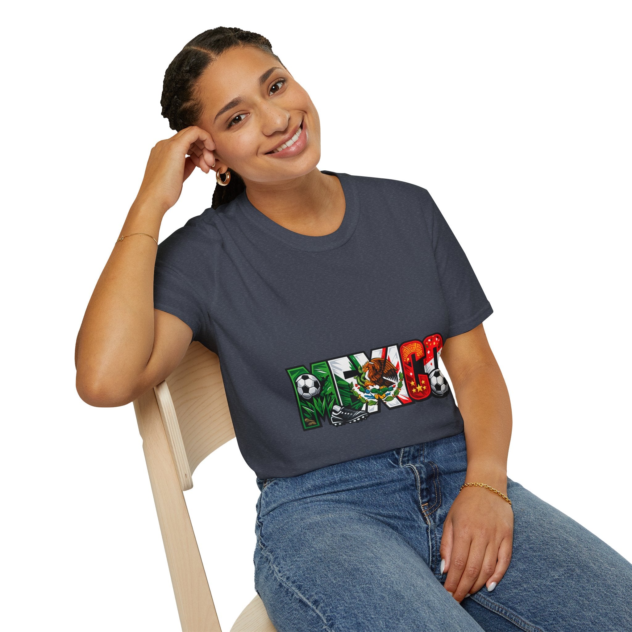 Mexico Soccer T-Shirt — Mexican Flag Football Pride Tee
