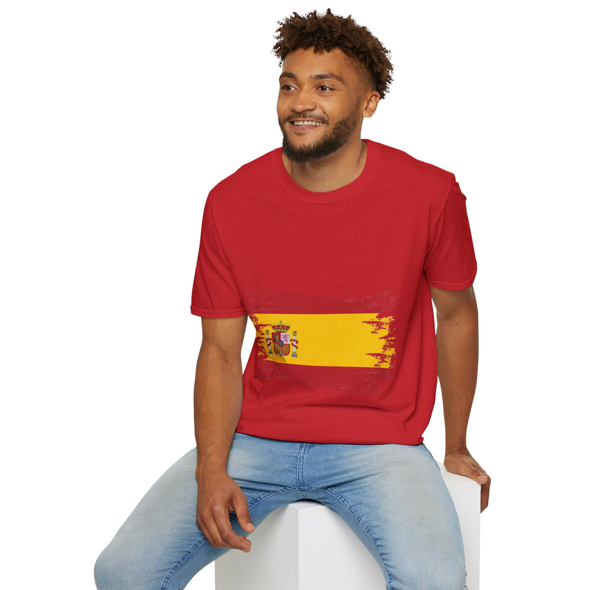 Spain Flag T-Shirt — Distressed Spanish Flag Graphic Tee