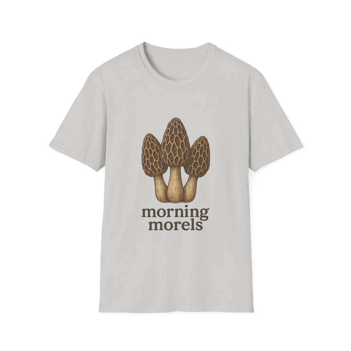 Morel Mushroom T-Shirt — Forager Graphic Tee ("Morel Hunter") - Trending Now - August 2026