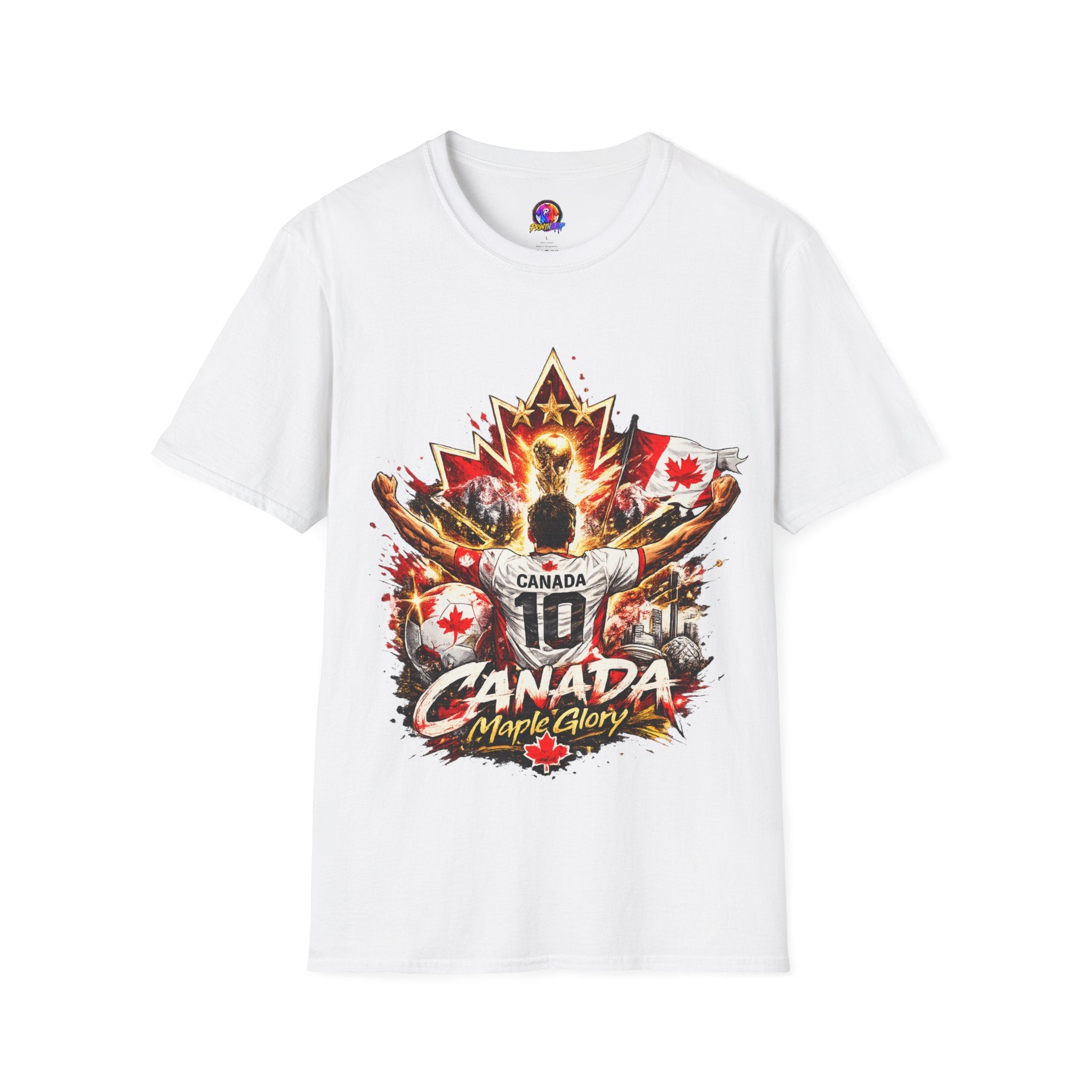 Canada Maple Glory T‑Shirt — Vintage Canadian Maple Leaf Graphic Tee