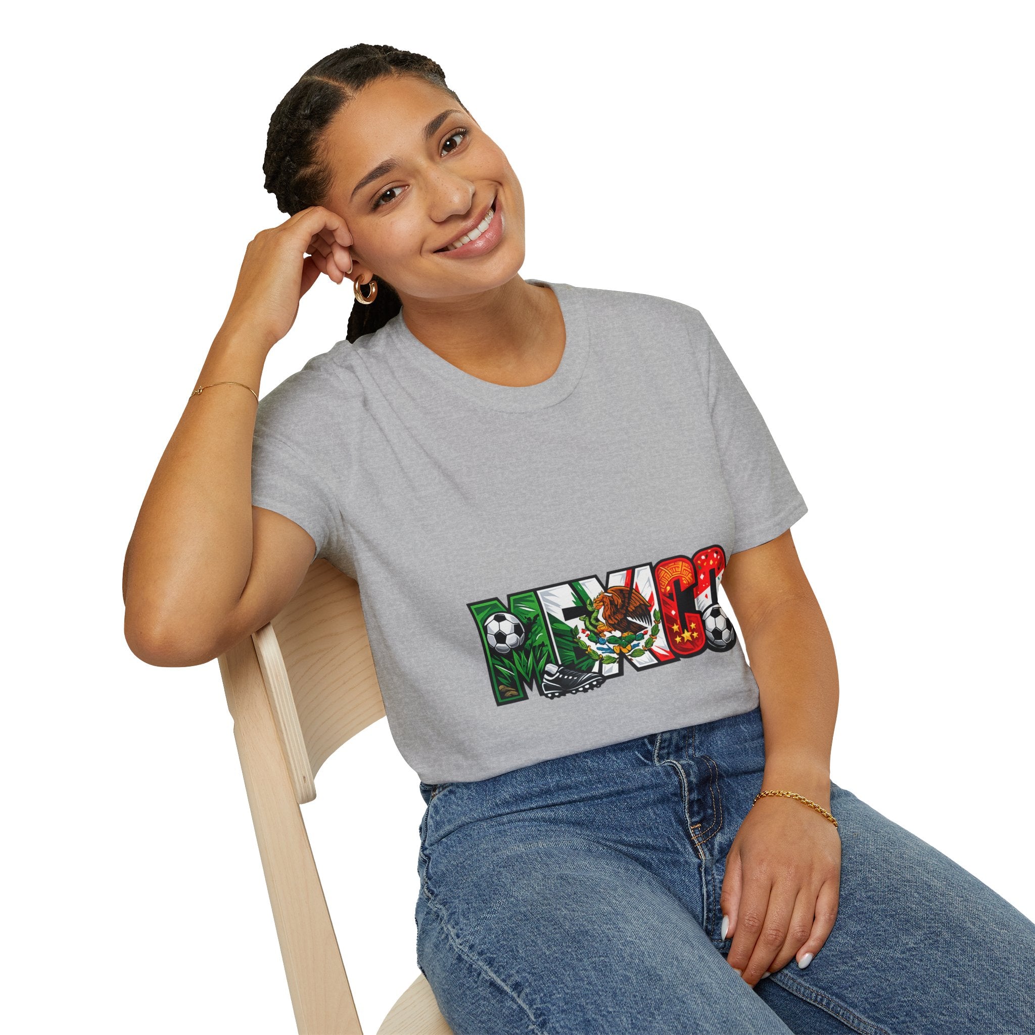 Mexico Soccer T-Shirt — Mexican Flag Football Pride Tee