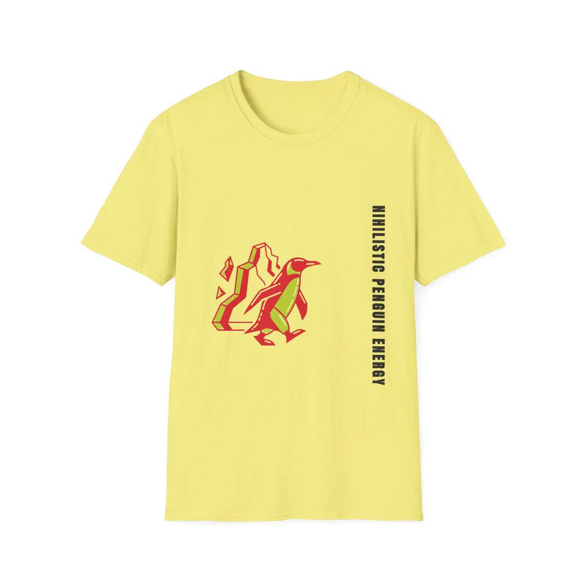 Penguin Mountains T-Shirt — Stylized Colorblock Penguin Graphic Tee - Trending Now - September 2026