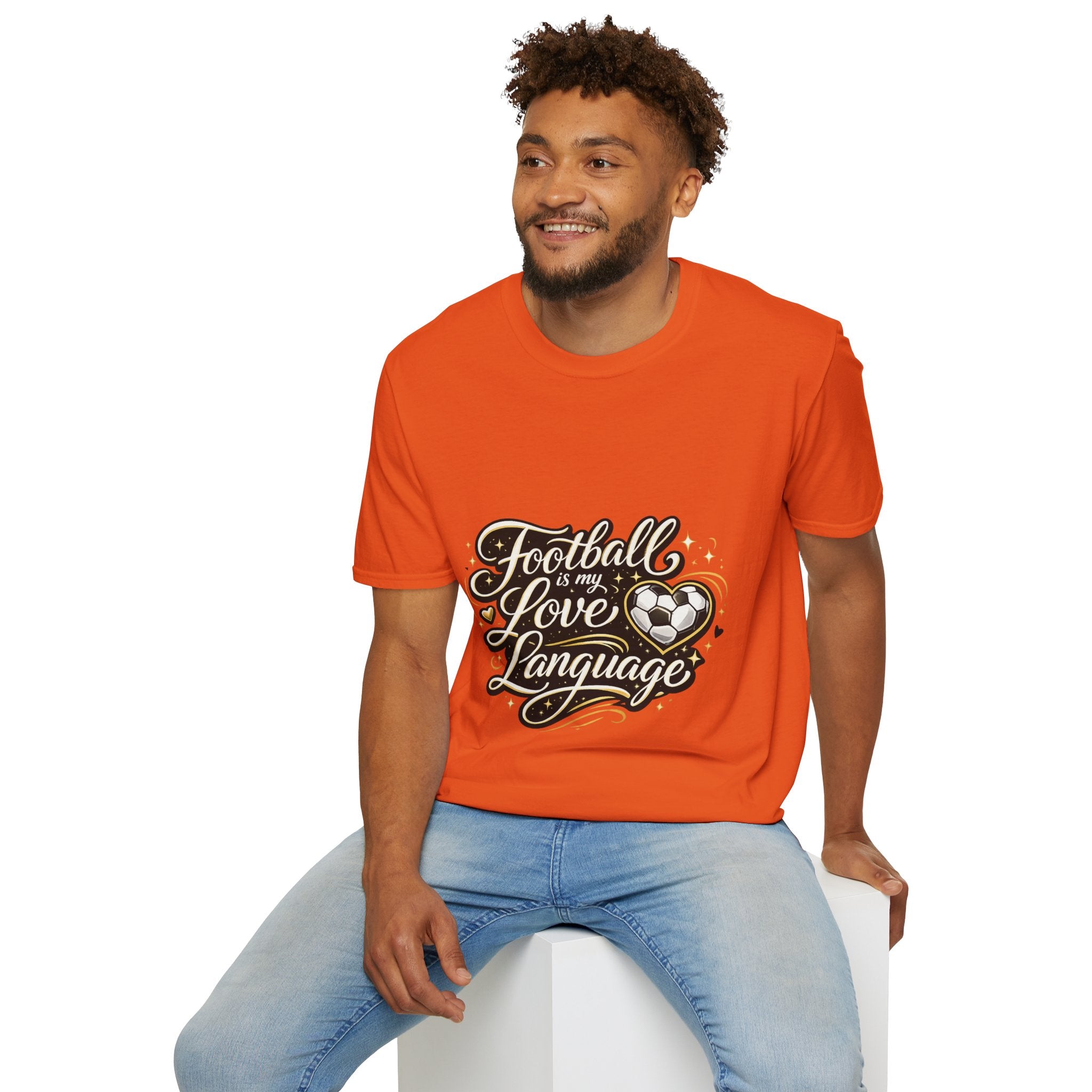 Women's/Unisex Soccer Fan Shirt Football Is My Love Language Tee —