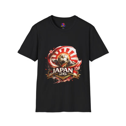 Japan Soccer T‑Shirt — Rising Sun Football Graphic