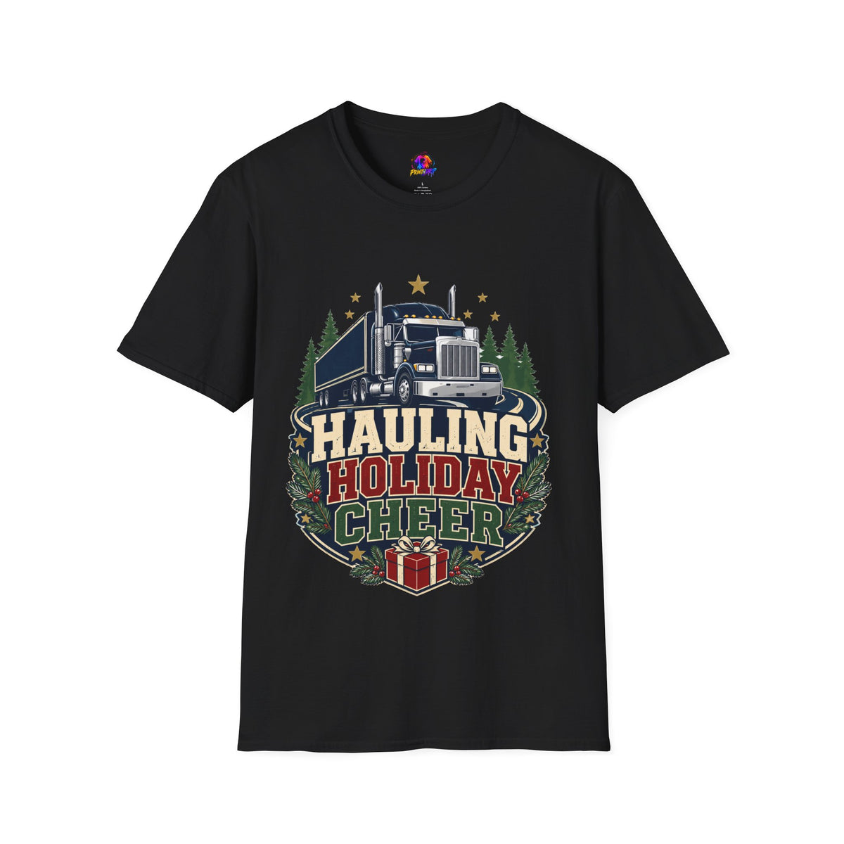 Christmas Truck T‑Shirt — "Hauling Holiday Cheer" Festive Trucker Tee