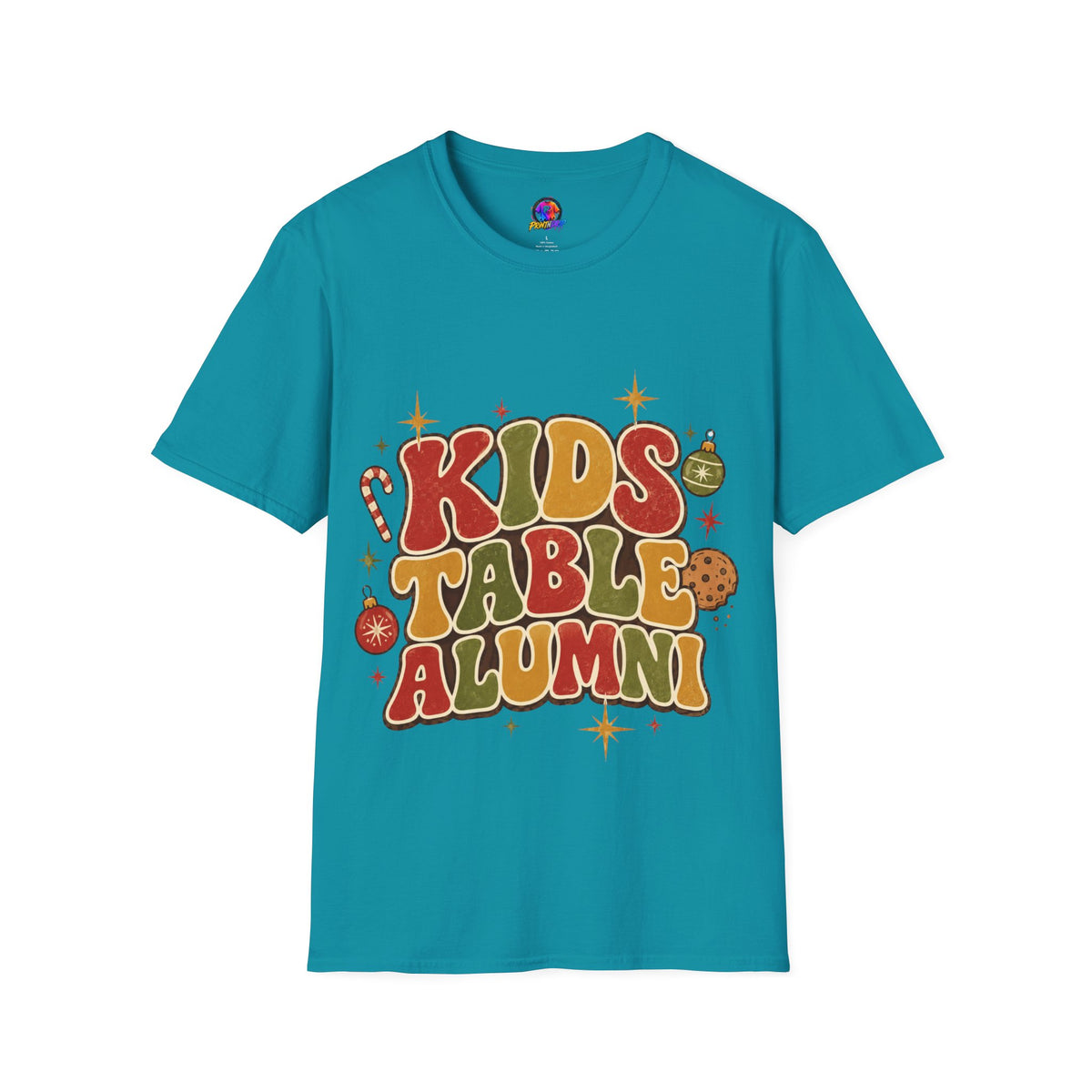 Kids Table Alumni T-Shirt — Retro Holiday Family Dinner Tee