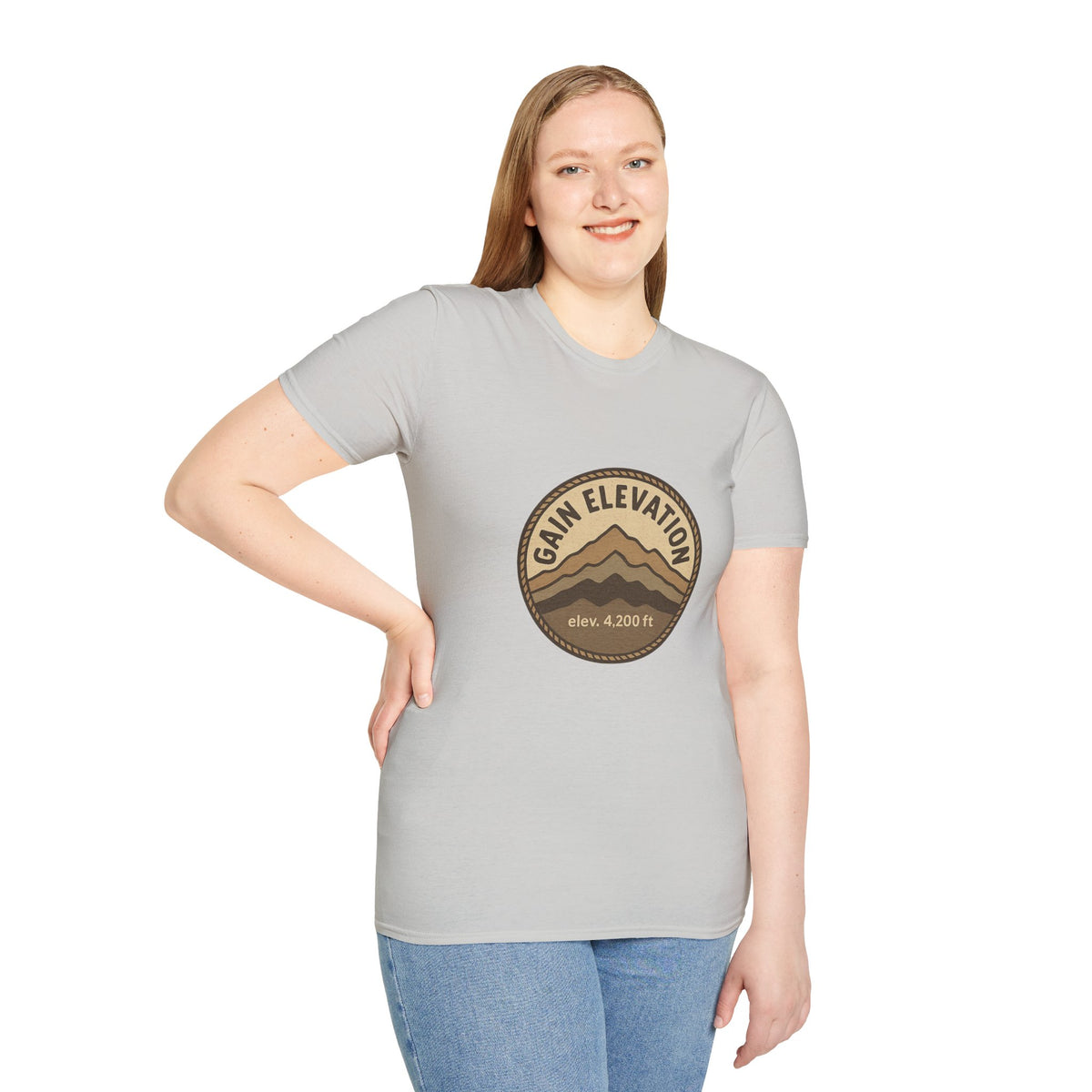 Mountain Elevation Badge T‑Shirt — Vintage Outdoor Adventure Tee - Trending Now - August 2026