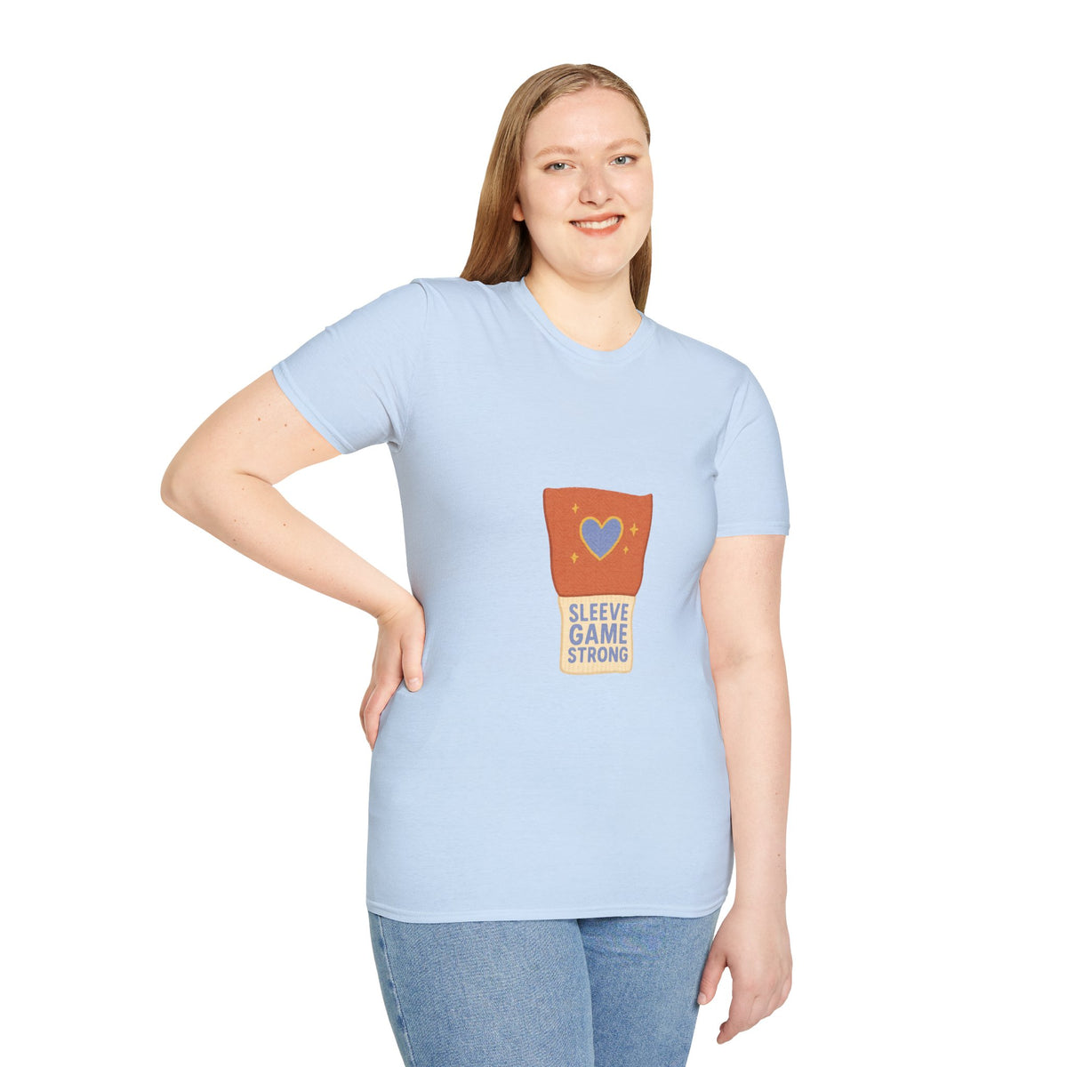 Sleeve Game Strong T-Shirt — Cute Hand-Drawn Sleeve with Heart Graphic - Trending Now - October 2026