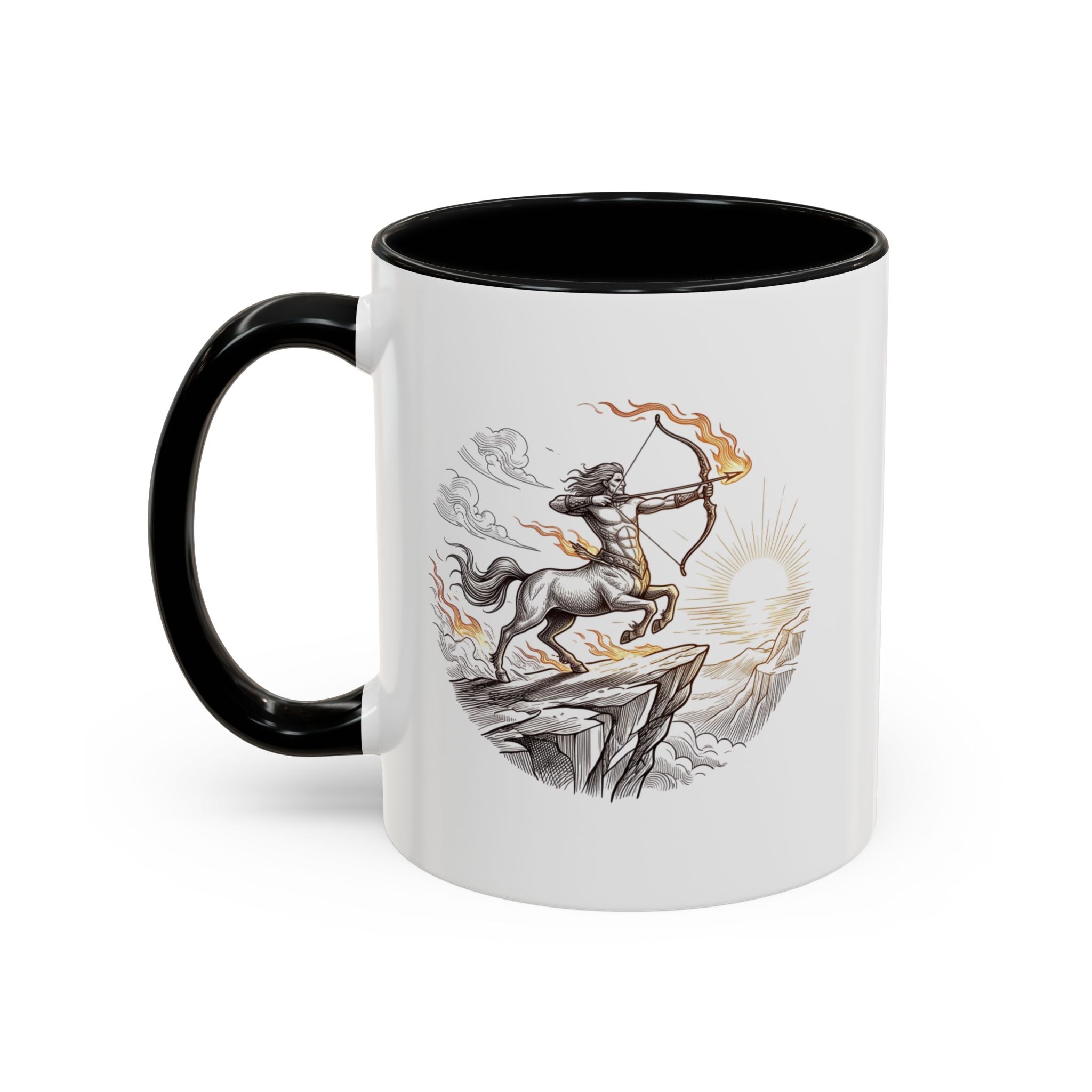 Centaur Archer Coffee Mug — Mythic Sagittarius Design Accent Mug