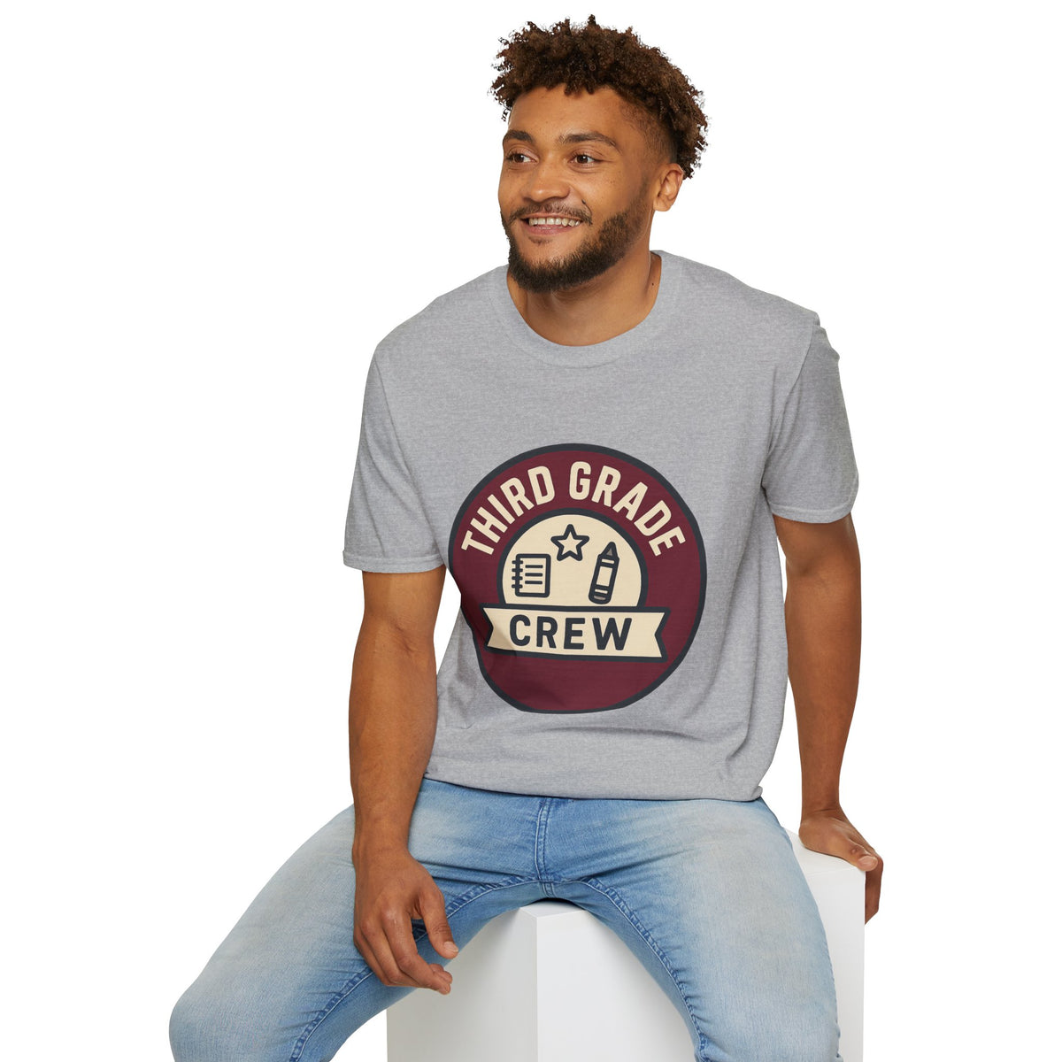 Third Grade Crew T-Shirt — Retro School Teacher & Student Tee - Trending Now - August 2026