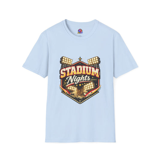 Stadium Nights T-Shirt — Vintage Sports Lights Graphic Tee