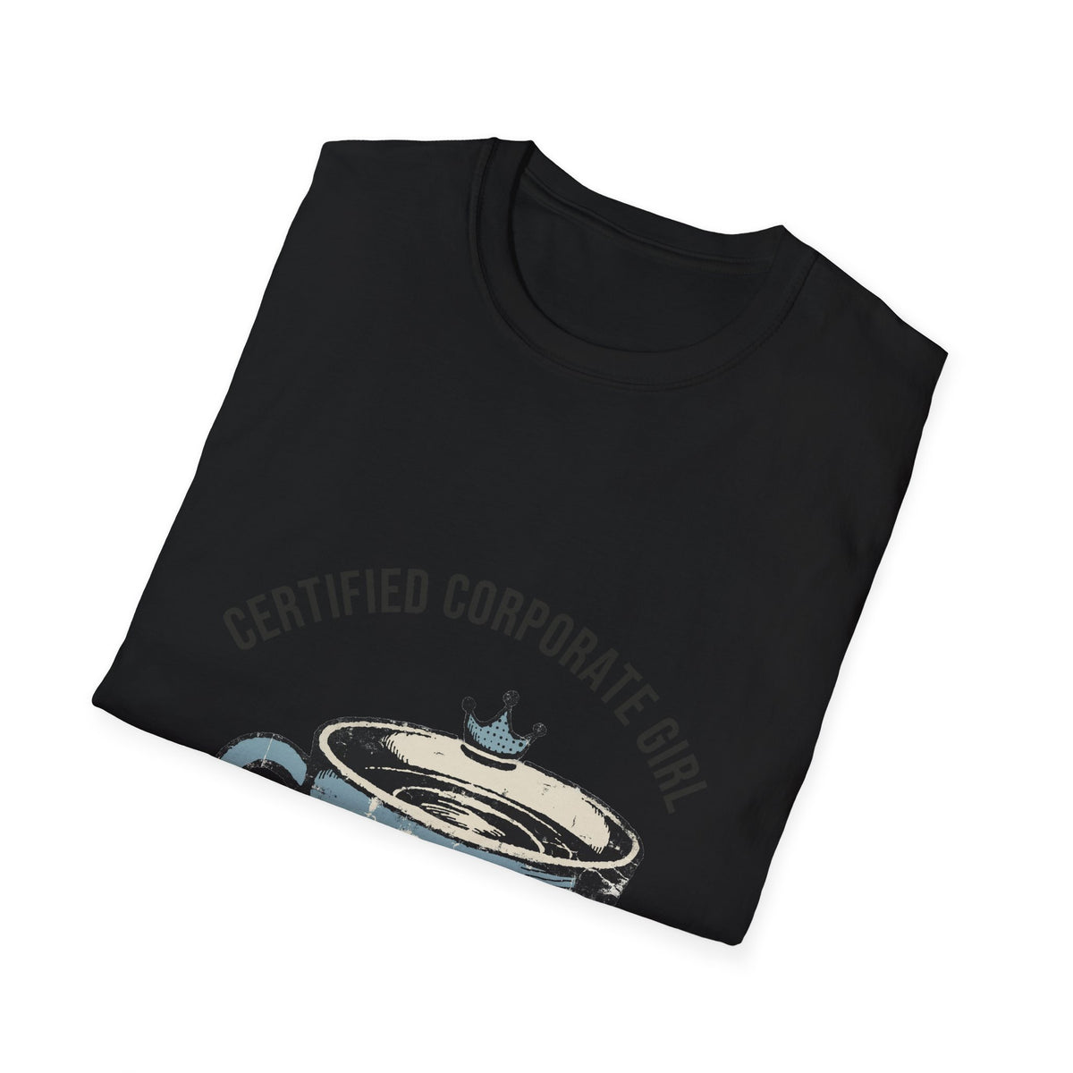 Certified Corporate Girl Retro Coffee Tee - Funny Office Humor Graphic T-Shirt - Trending Now - September 2026