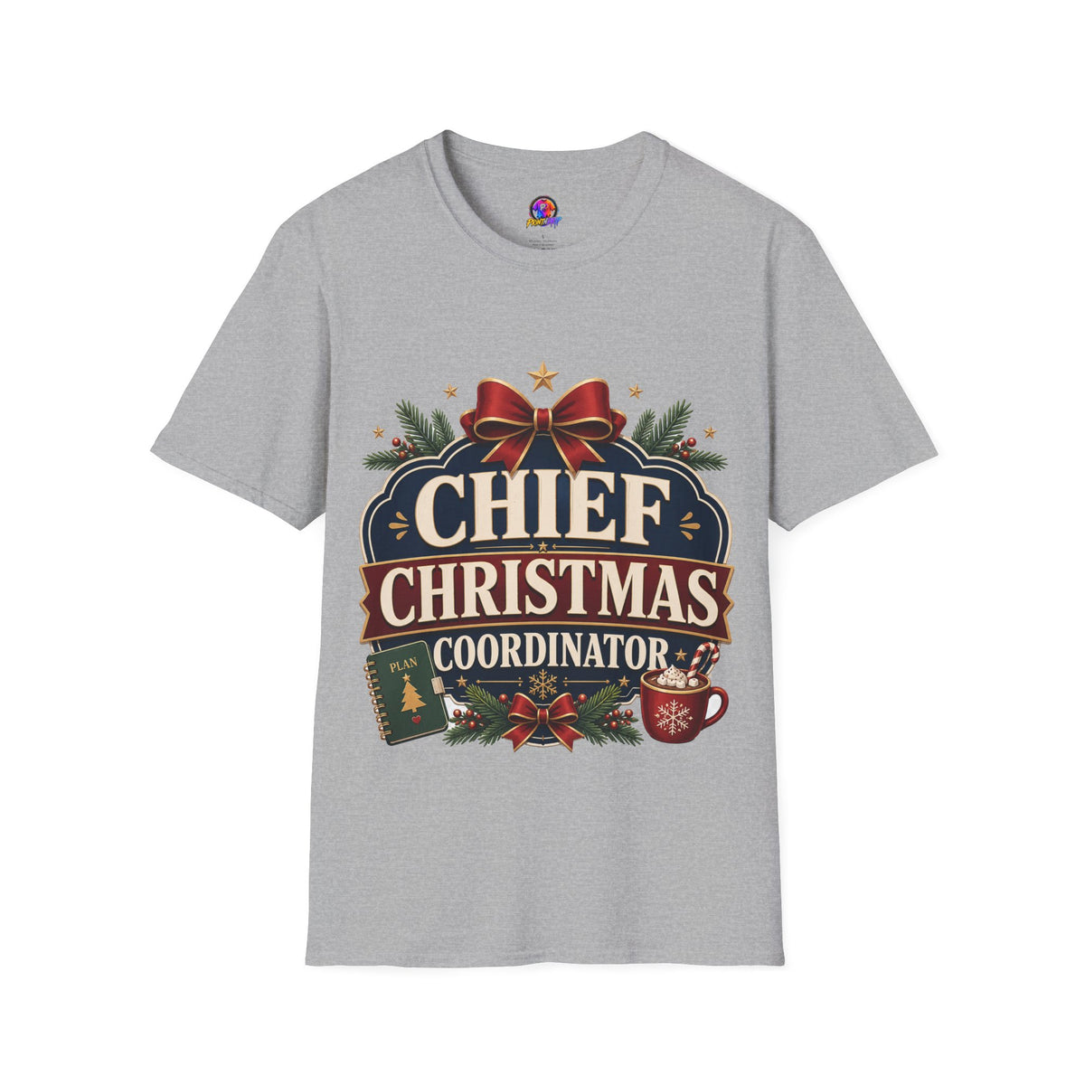 Christmas T-Shirt — "Chief Christmas Coordinator" Holiday Graphic Tee