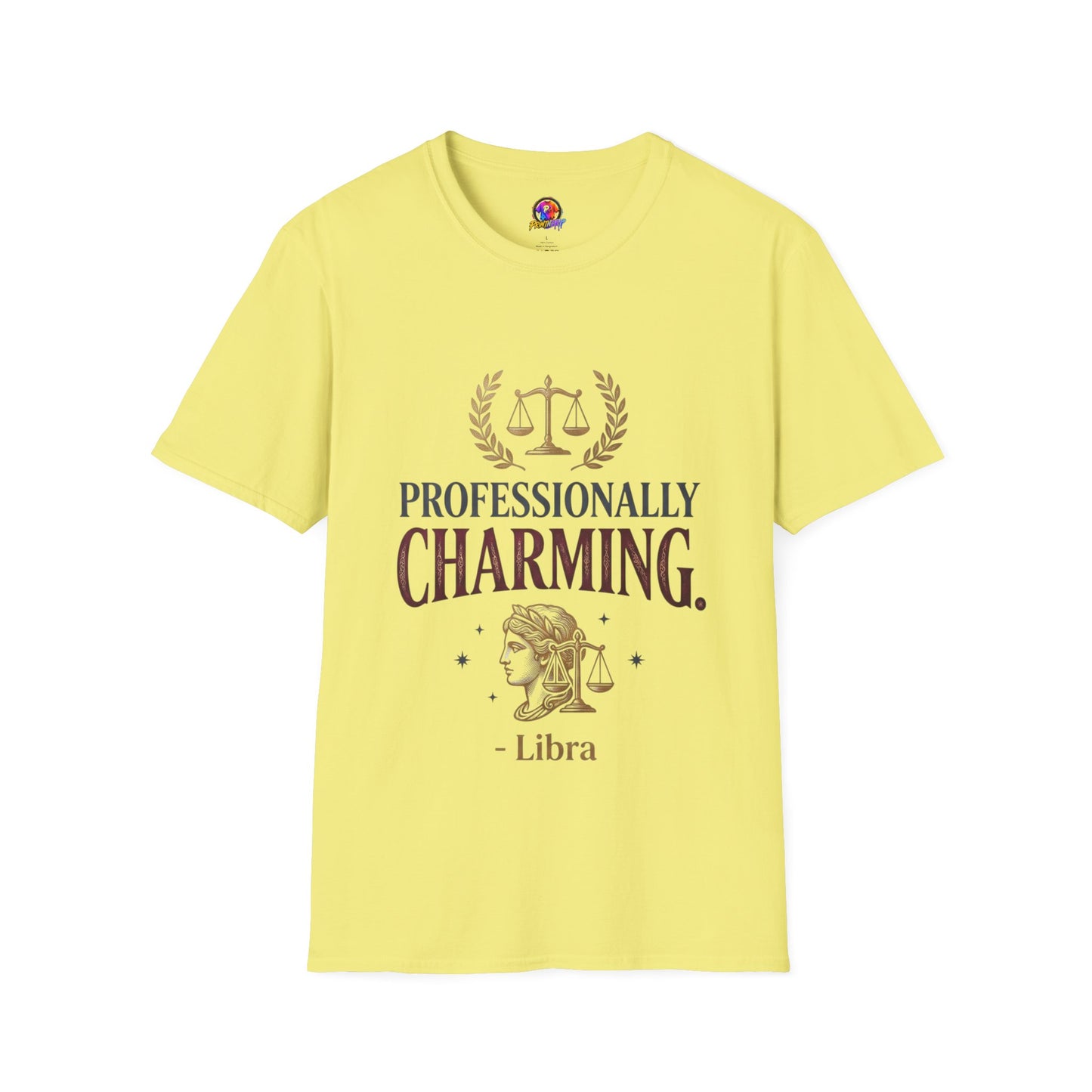 Professionally Charming Libra T-Shirt — Zodiac Scales Astrology Tee