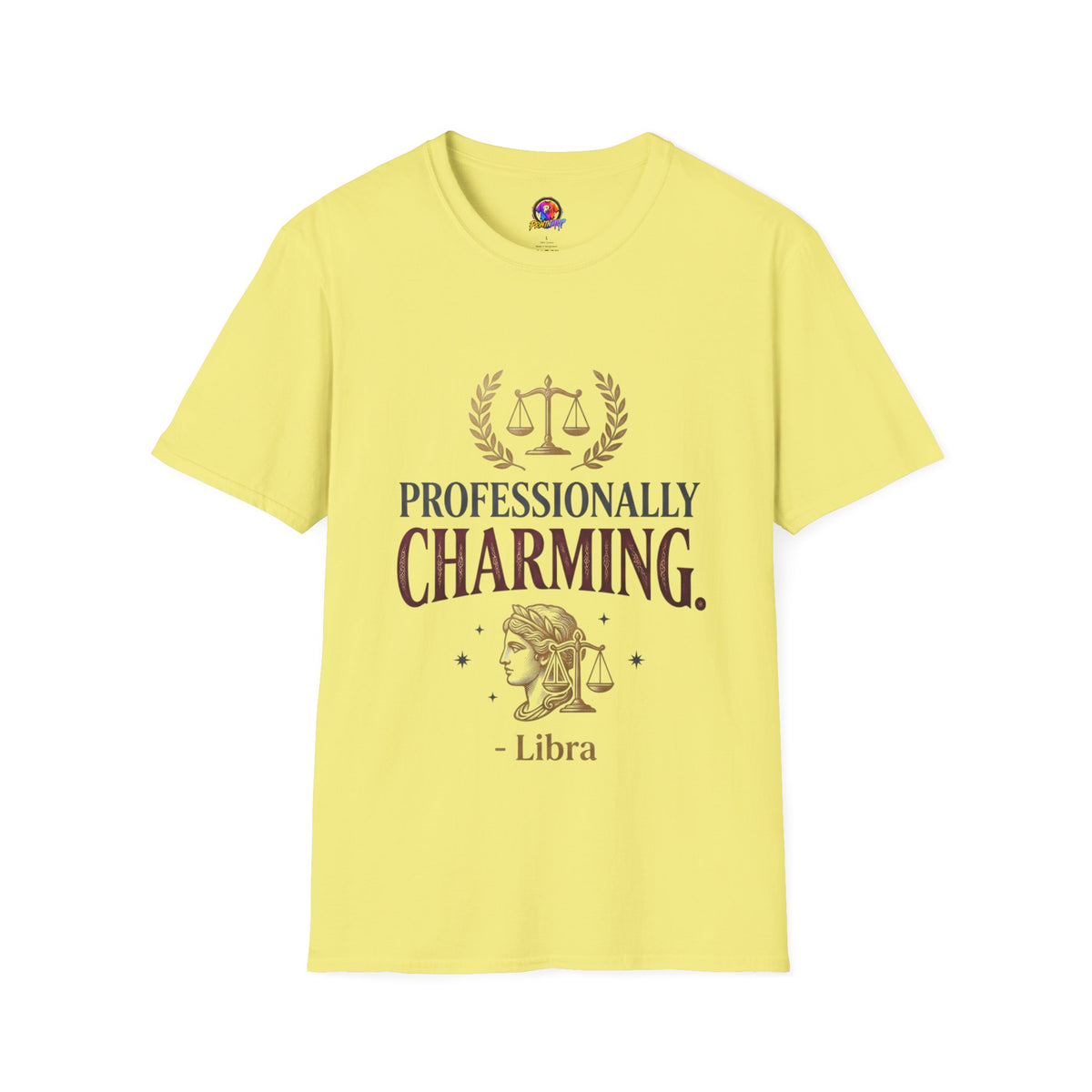 Professionally Charming Libra T-Shirt — Zodiac Scales Astrology Tee