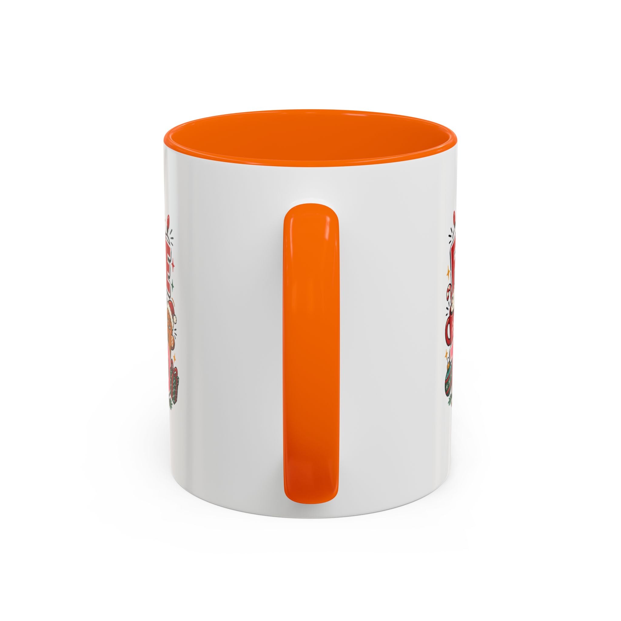 Modern Day Christmas Festive But Tired Accent Coffee Mug — Funny Christmas Holiday Coffee Cup (11/15 oz)