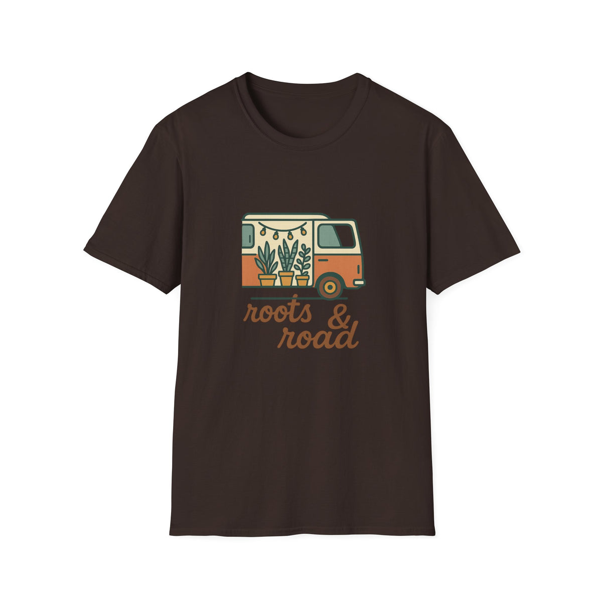 Roots & Road Camper Van T‑Shirt — Vintage Boho Adventure Tee - Trending Now - August 2026