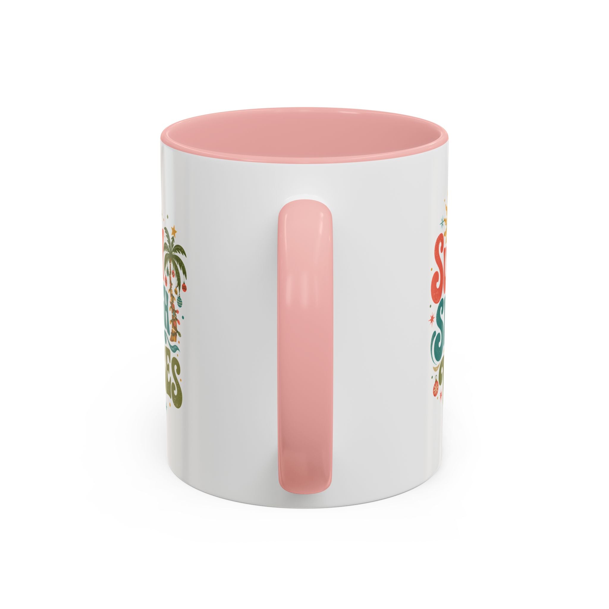 Modern Day Christmas Sunny Sleigh Vibes Coffee Mug
