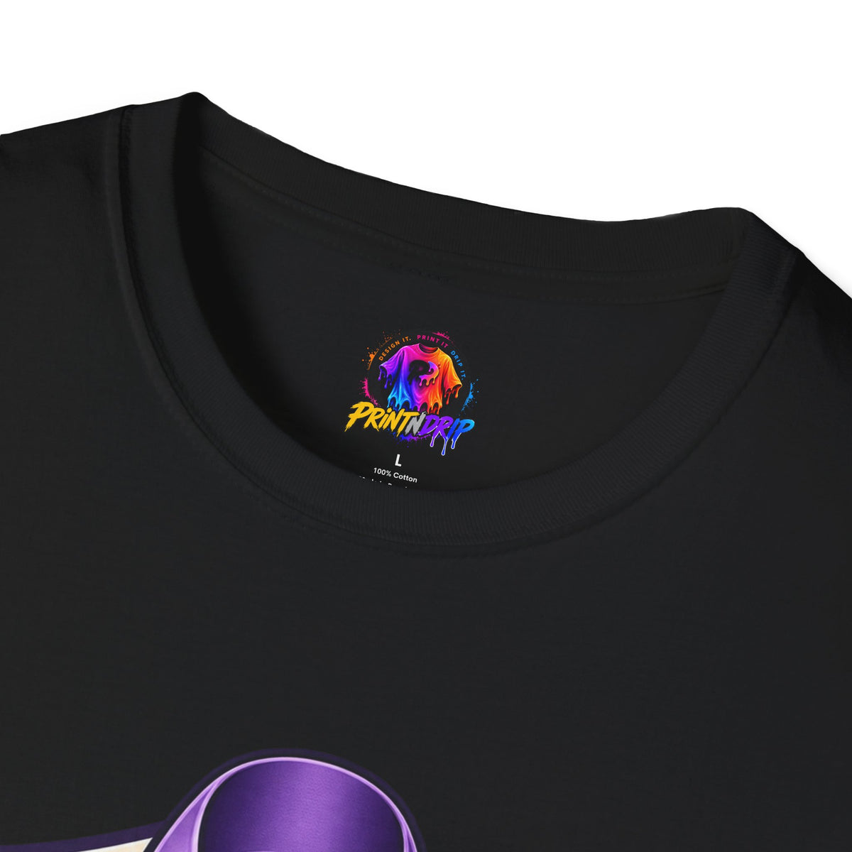 Domestic Violence Awareness T-Shirt — "Safe Love Only" Purple Ribbon Tee