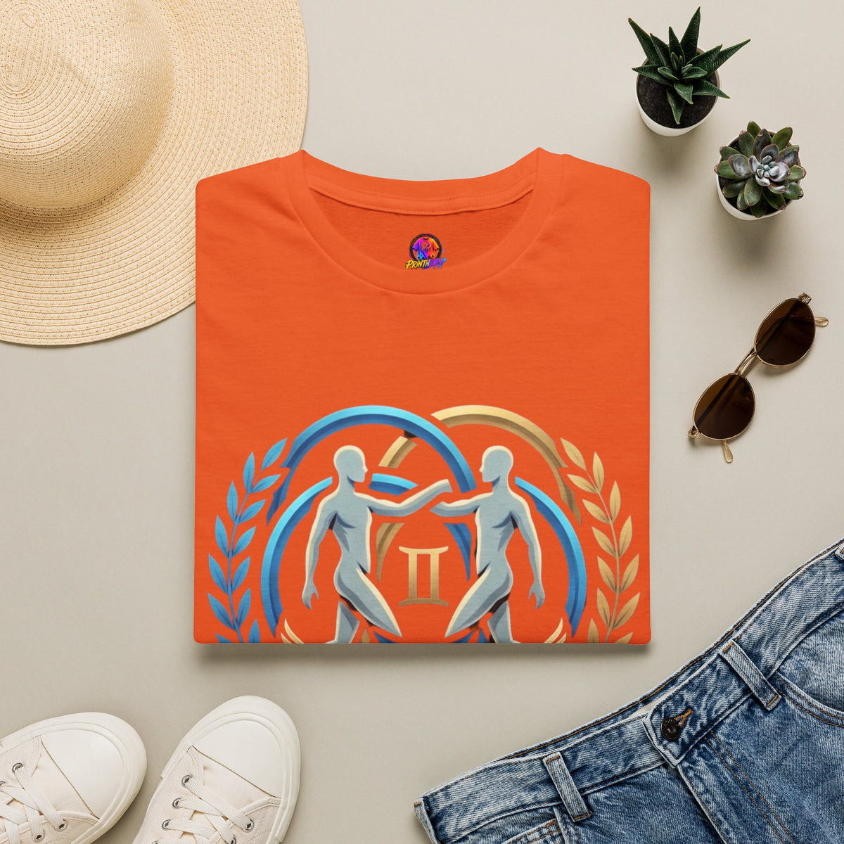 Gemini Zodiac T-Shirt — 'Gemini: Master of Adaptation' Astrological Graphic Tee