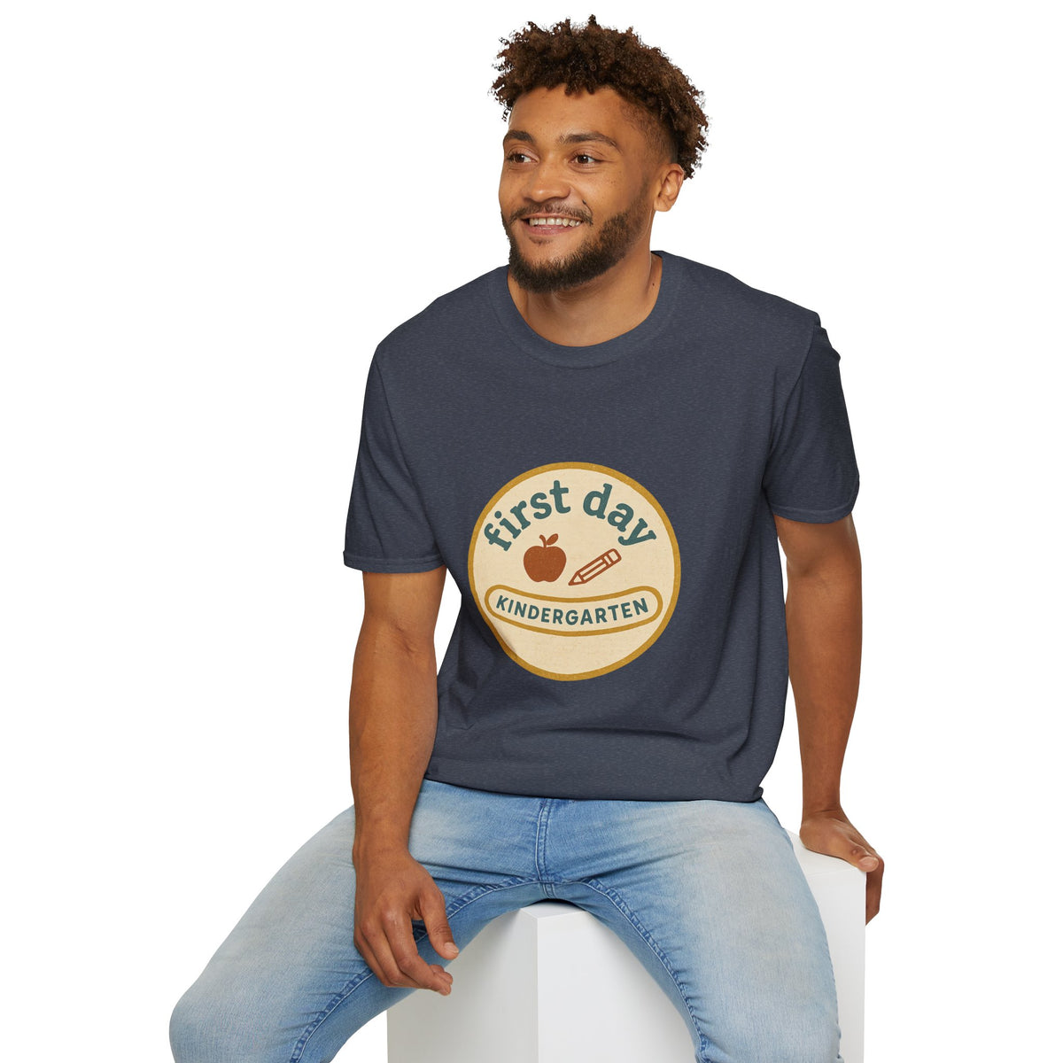 First Day Kindergarten Badge T-Shirt — Cute Back-to-School Tee for Teachers & Parents - Trending Now - August 2026