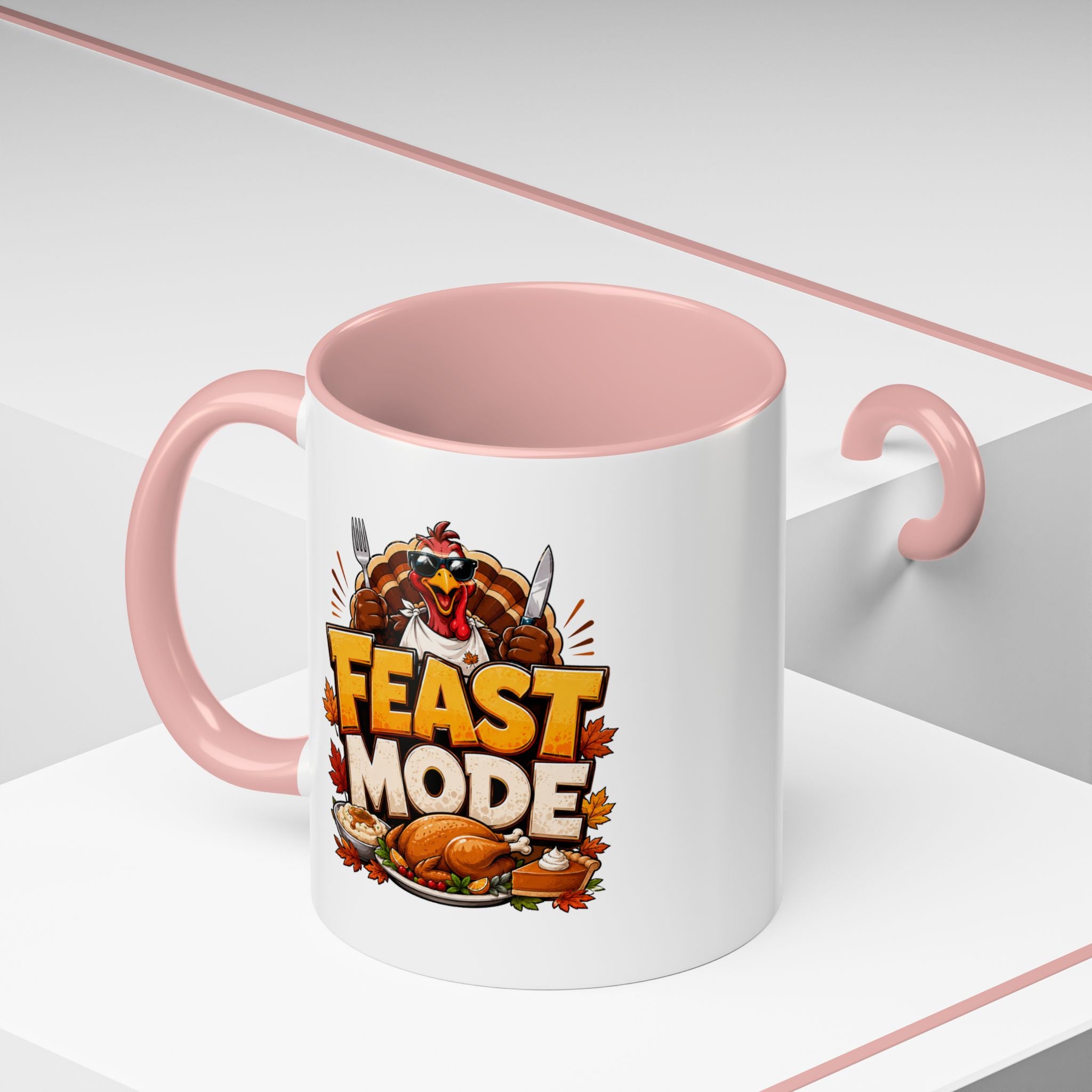 Thanksgiving Mug Feast Mode Coffee Mug — Thanksgiving Turkey Holiday Mug