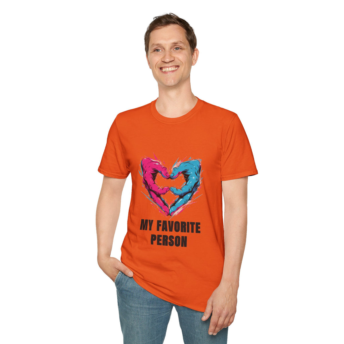 Heart Hands T-Shirt — “My Favorite Person” Couples Graphic Tee - Trending Now - August 2026