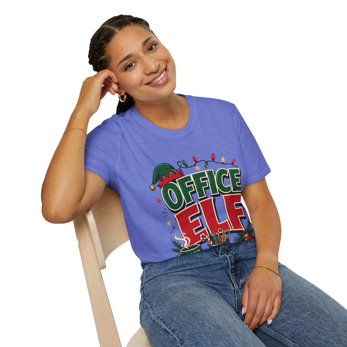 Office Elf T-Shirt — Funny Christmas Work Holiday Tee