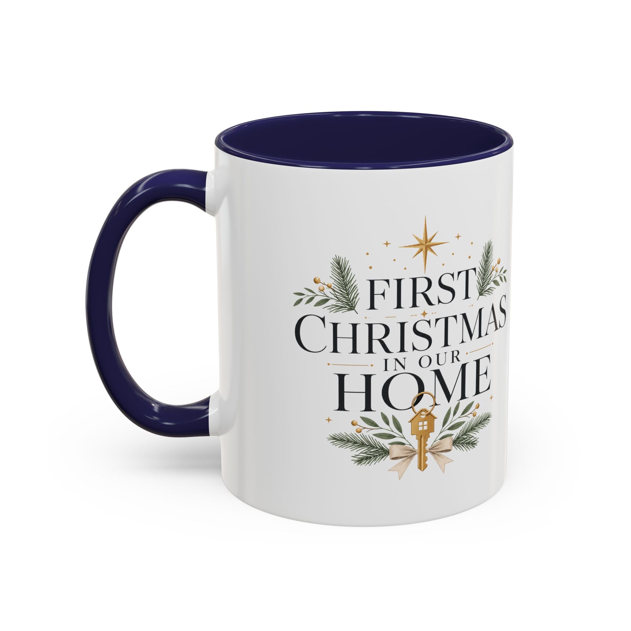 Christmas First Christmas in Our Home Accent Coffee Mug – Holiday Keepsake