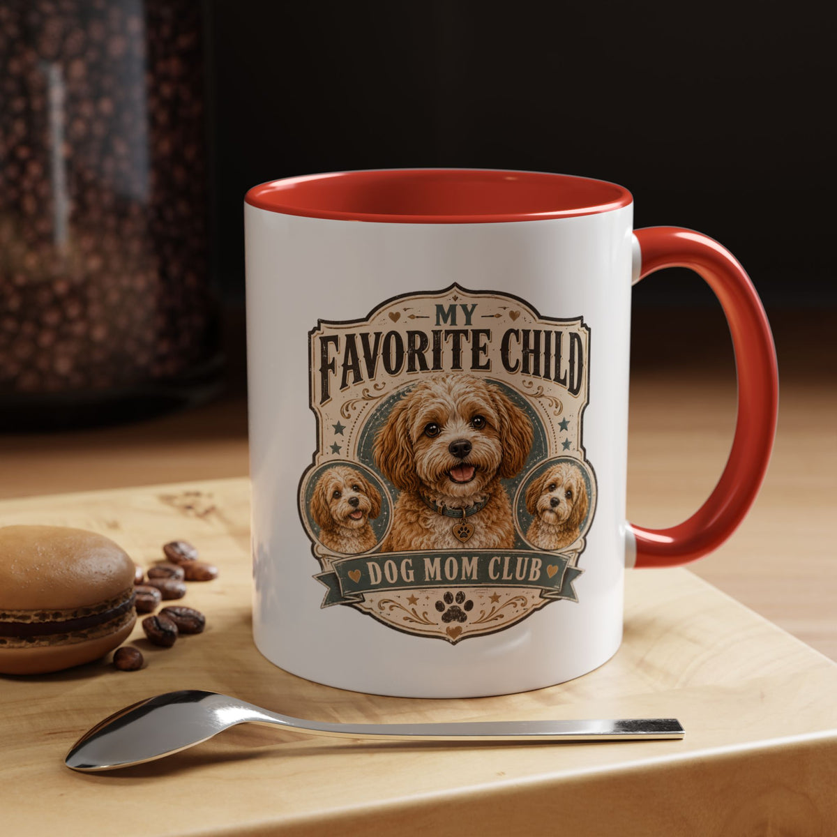 Milo Bailey Dog Dad Mom My Favorite Child Dog Mom Club Accent Coffee Mug
