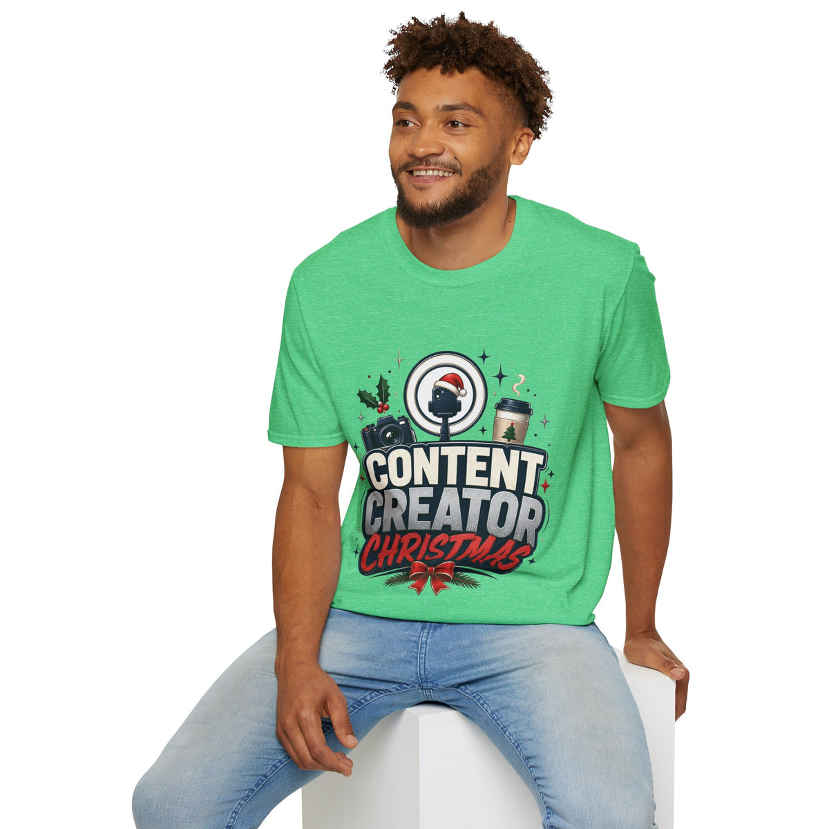Content Creator Christmas T-Shirt