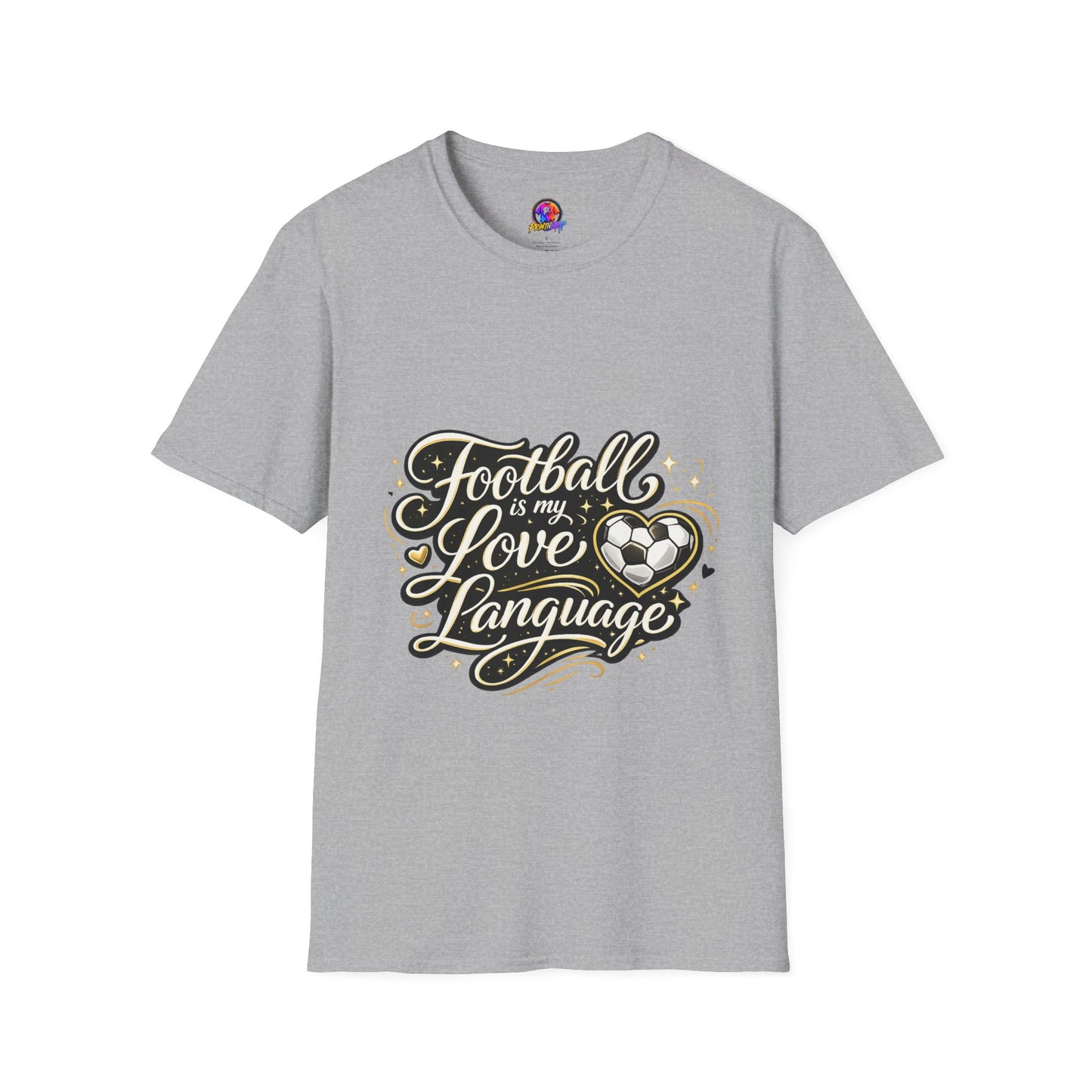 Women's/Unisex Soccer Fan Shirt Football Is My Love Language Tee —