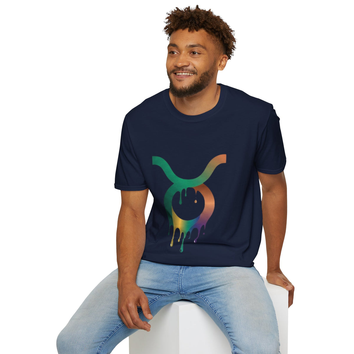 Taurus Abstract Drip Logo T-Shirt