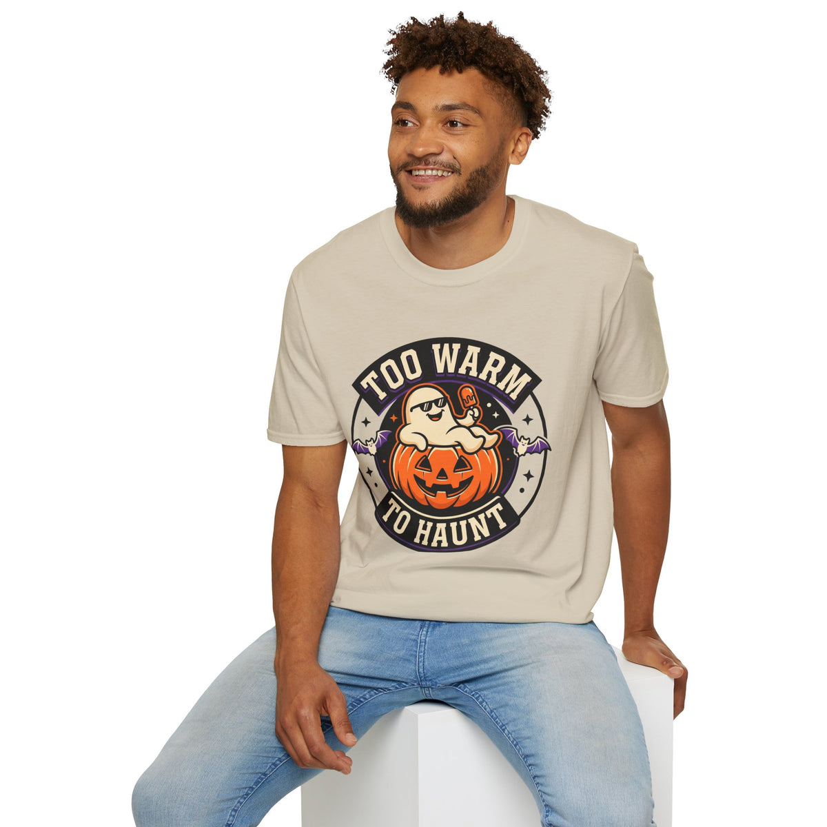Too Warm to Haunt Halloween T-Shirt — Funny Pumpkin Autumn Tee - Trending Now - August 2026