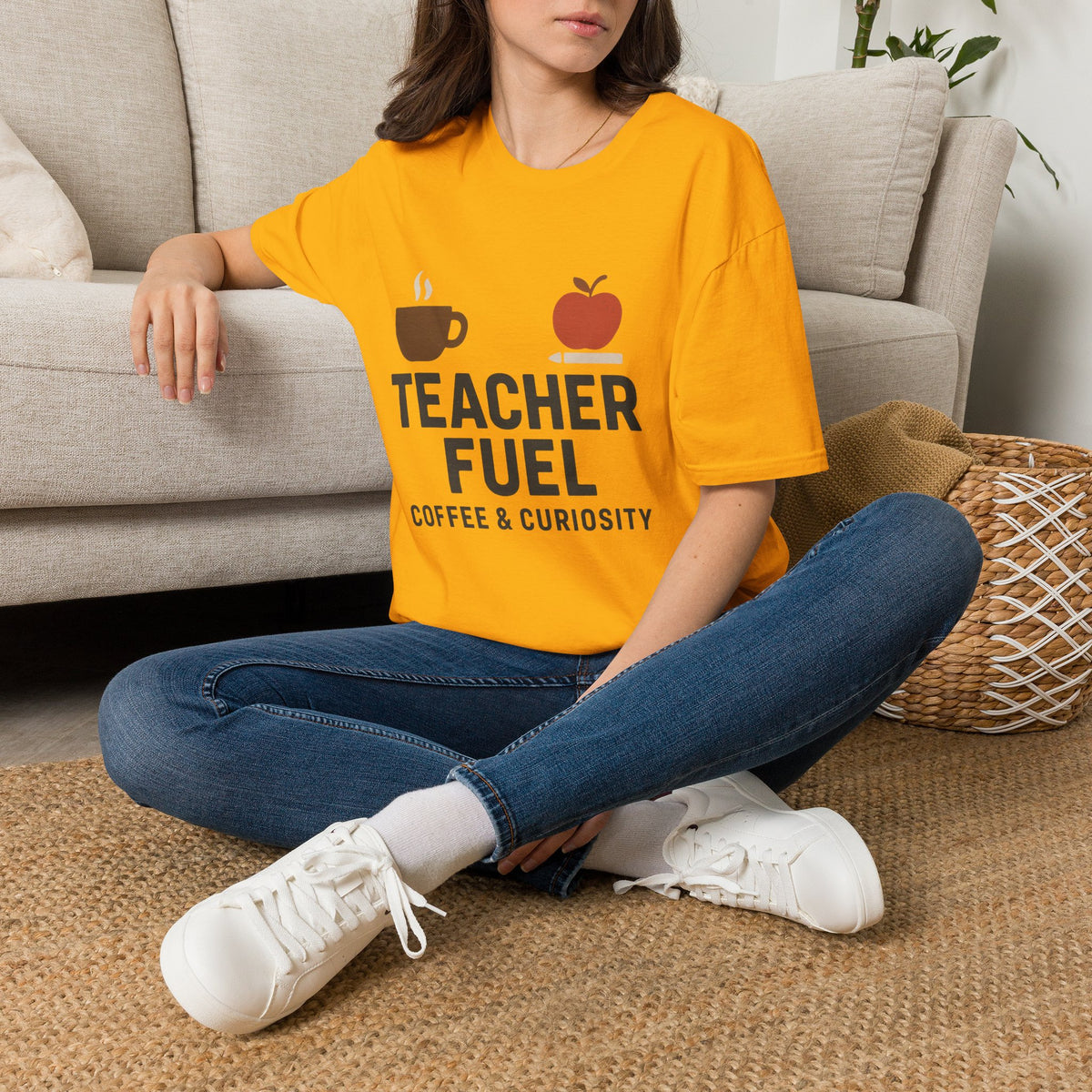 Teacher Fuel T‑Shirt — Coffee & Apple Graphic Tee for Teachers - Trending Now - August 2026