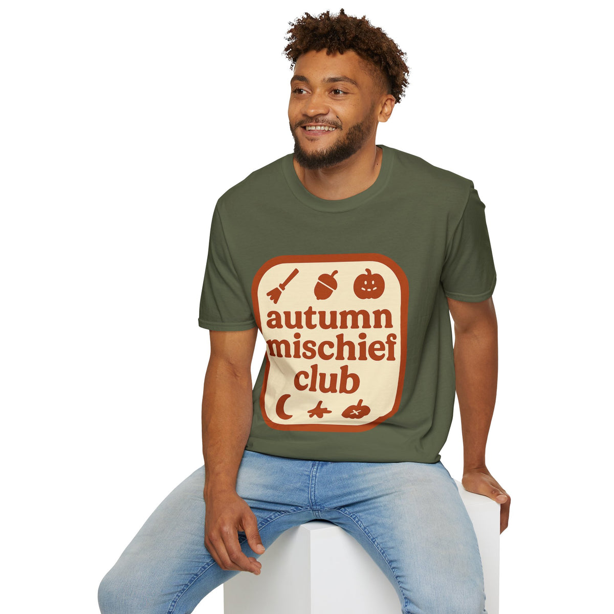 Autumn Mischief Club T-Shirt — Cozy Fall Graphic Tee - Trending Now - August 2026