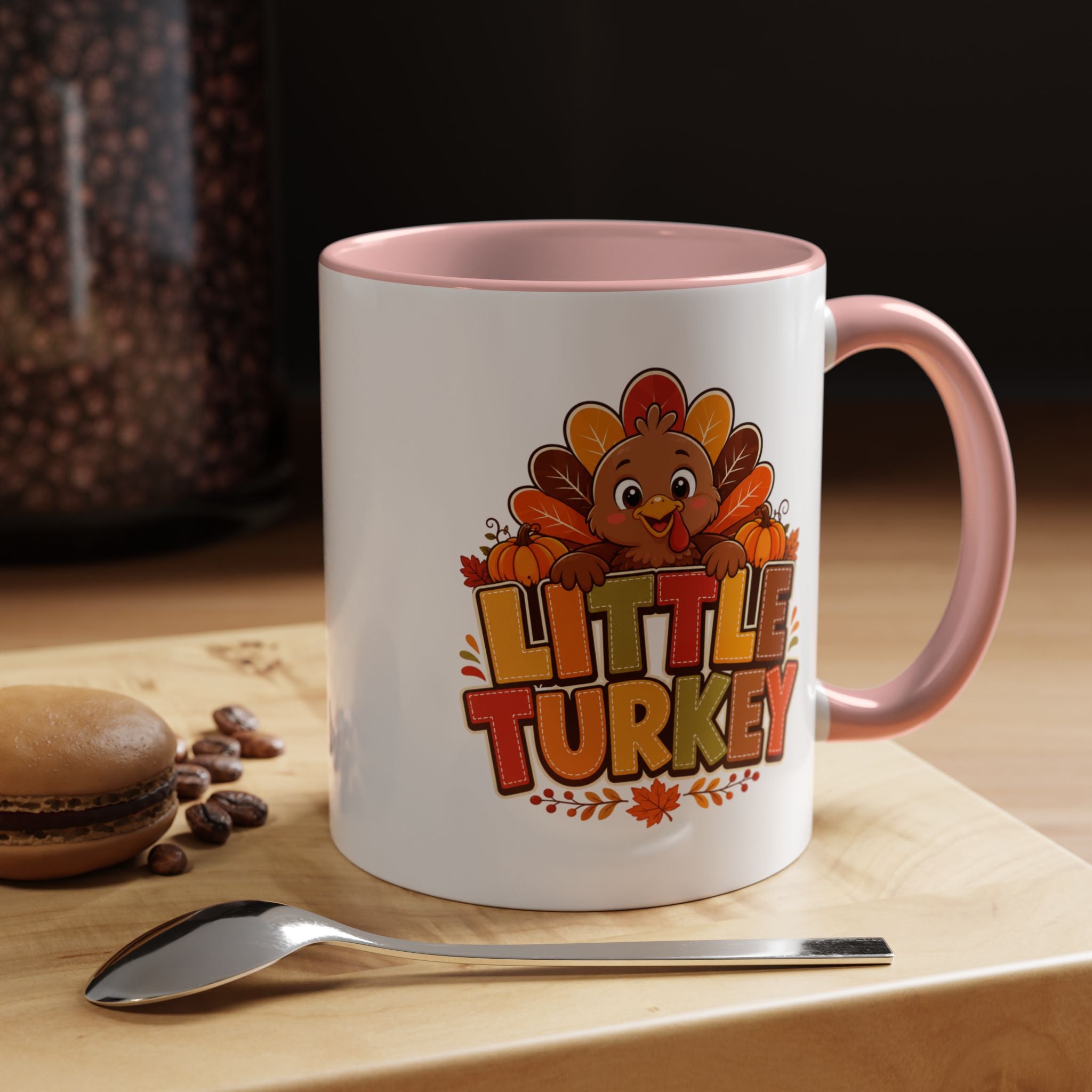 Thanksgiving Mug Little Turkey Coffee Mug — Cute Thanksgiving Kid Mug