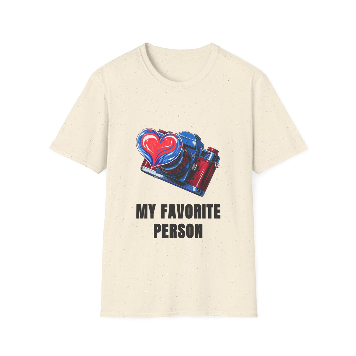 My Favorite Person Camera Heart T-Shirt — Photography Lover Graphic Tee - Trending Now - August 2026