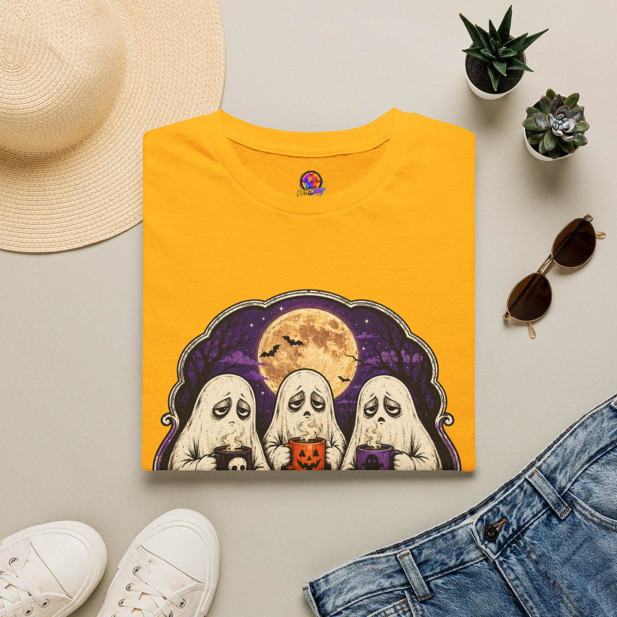 Halloween Low Energy High Spirit Unisex Softstyle T-Shirt